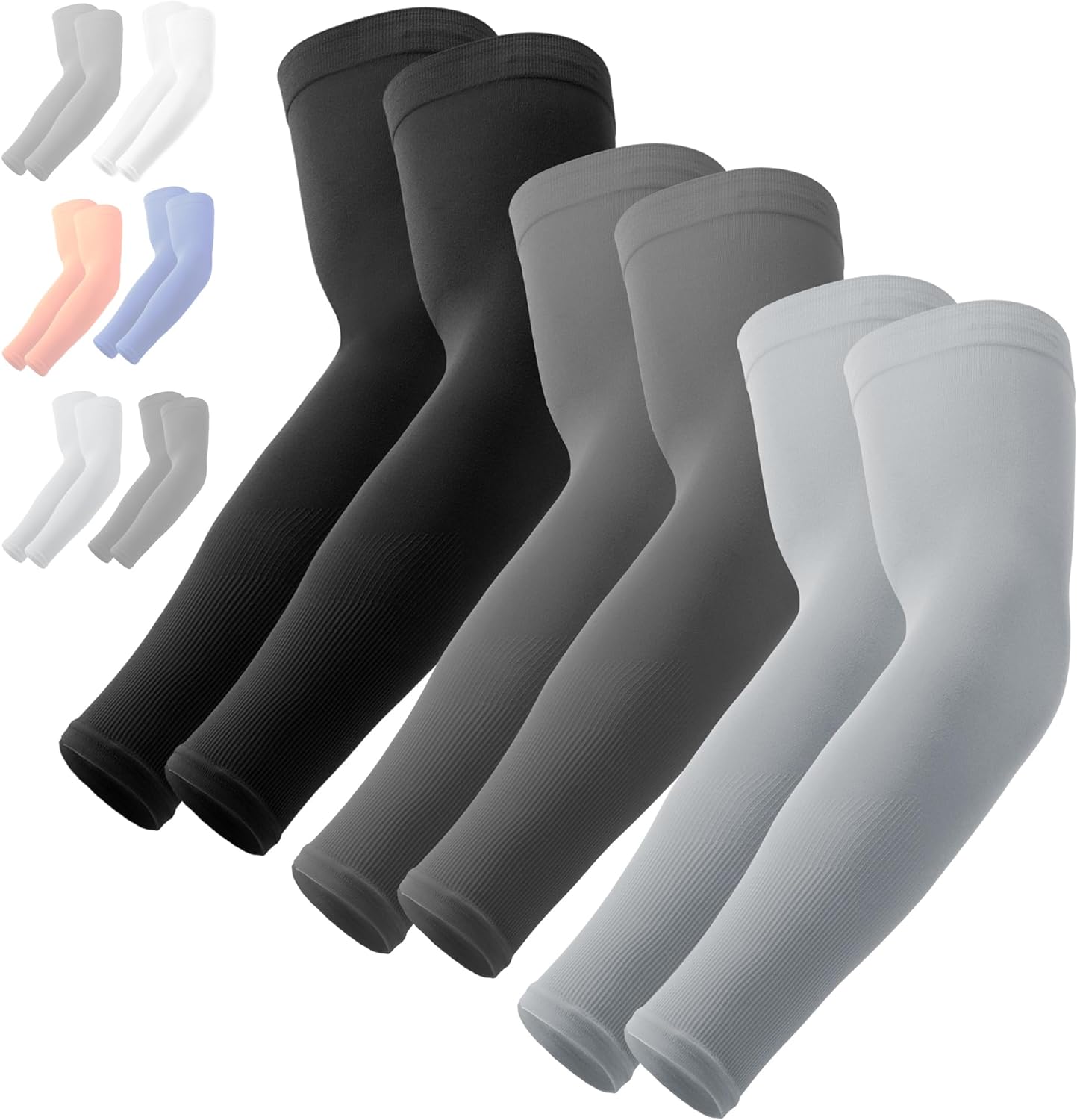 OutdoorEssentials UV Sun Protection Arm Sleeves - Cooling Compression Arm Sleeve...