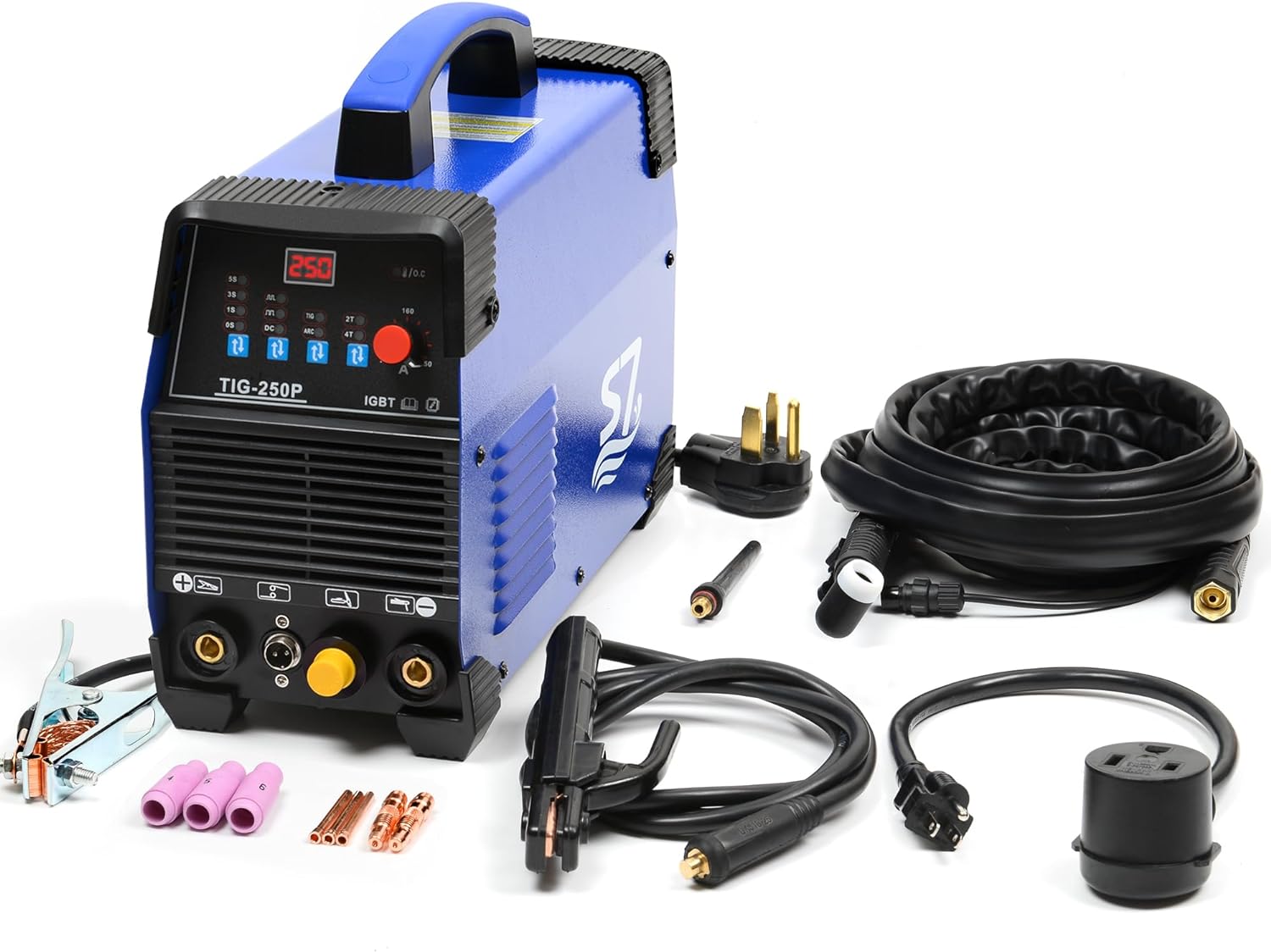 250 Amp 2T/4T TIG Welder with Pulse Multifunctional Welding Machine STICK/DC TIG...