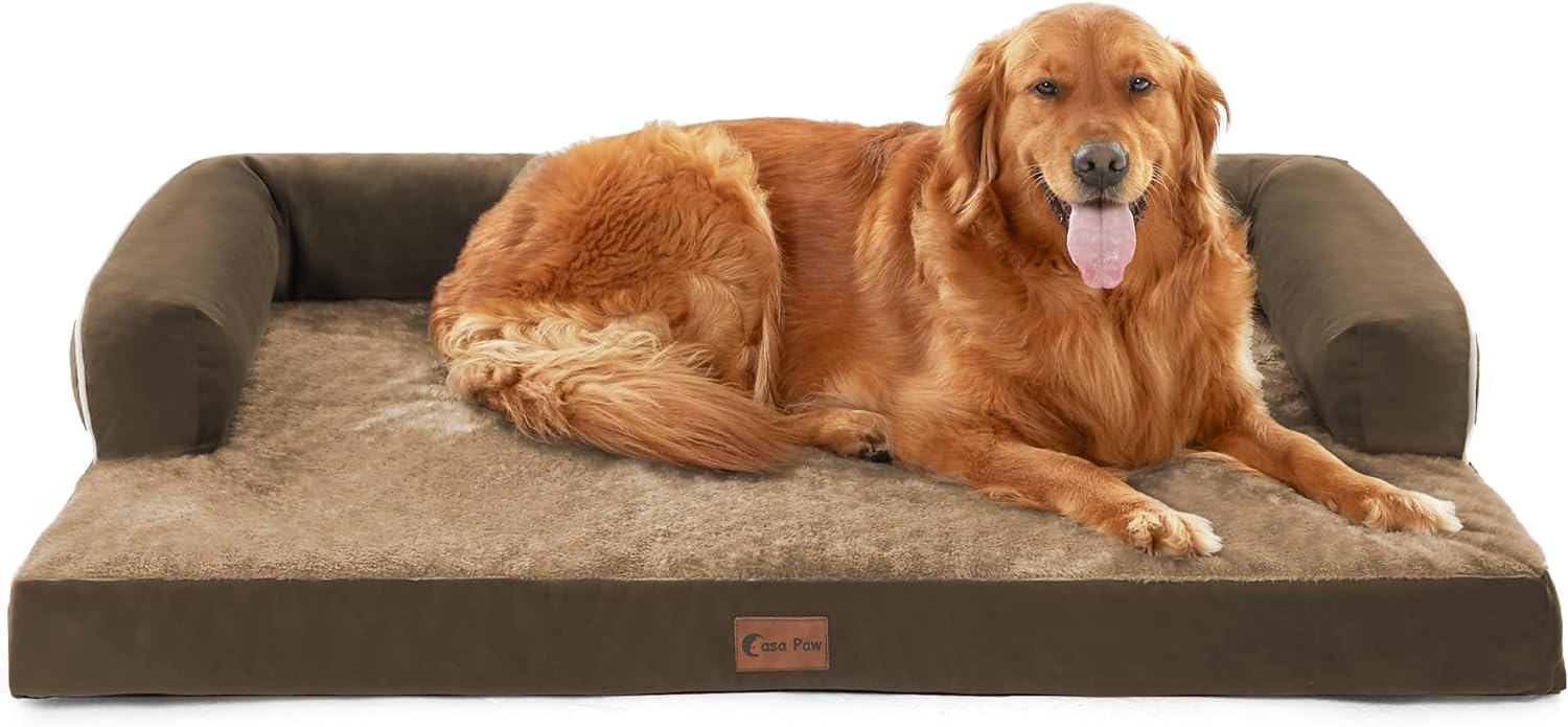 Orthopedic Dog Beds for Extra Large Dogs, Waterproof Dog Beds XLarge, Memory Foa...