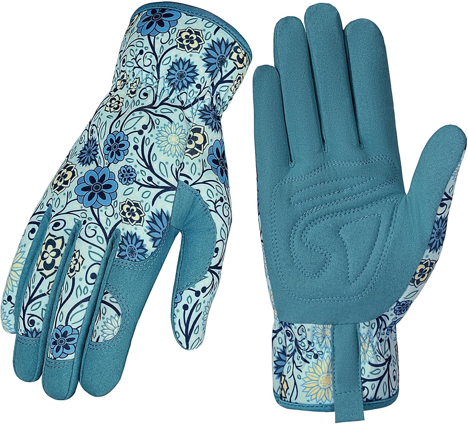 Gardening Gloves for Women - Leather Garden Gloves Thorn Proof, Outdoor Protecti...