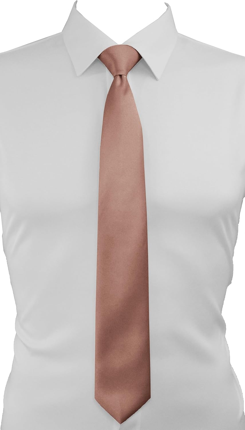 trilece Ties for Men - Men's Solid Color Ties - Formal Neckties for Men - Neck T...