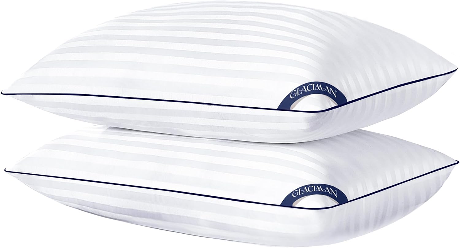 Bed Pillows for Sleeping Queen Size Set of 2, Hotel Quality Queen Pillows 2 Pack...