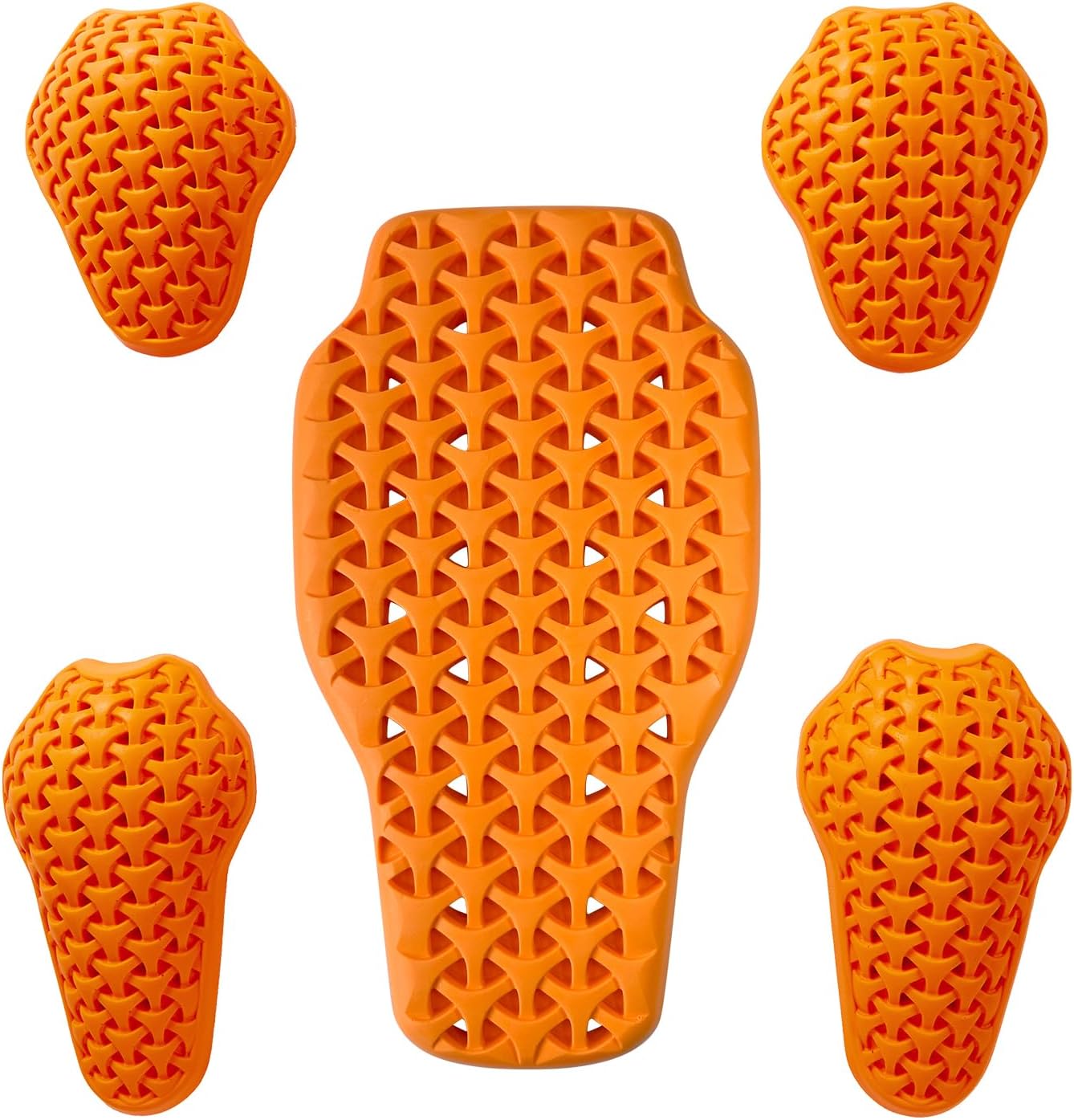 BORLENI CE Level 1 Back Armor Protection Pad and CE Level 2 Elbow and Shoulder C...