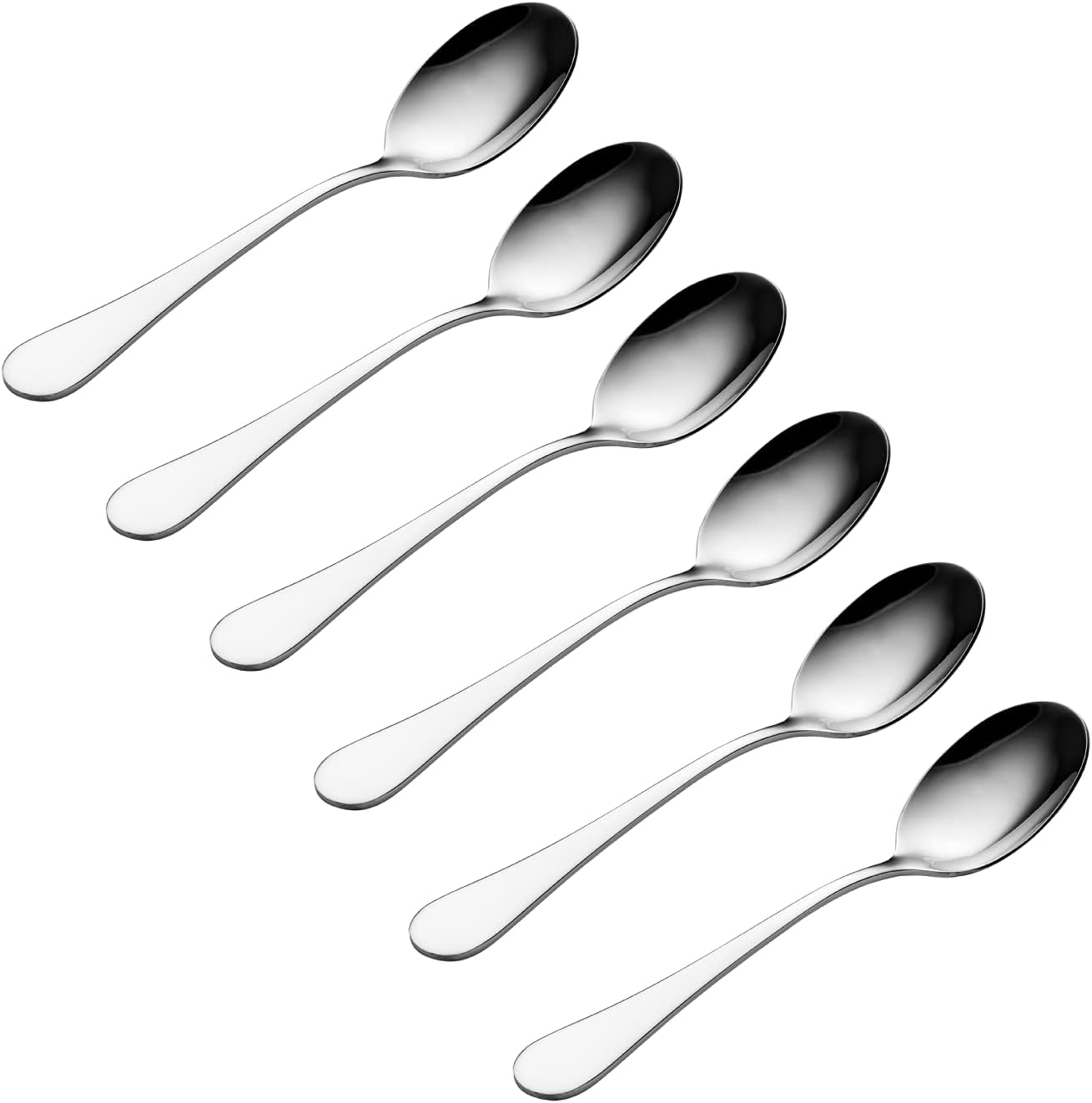 Viners Select 18/0 Stainless Steel Set Of 6 Teaspoons, Silver