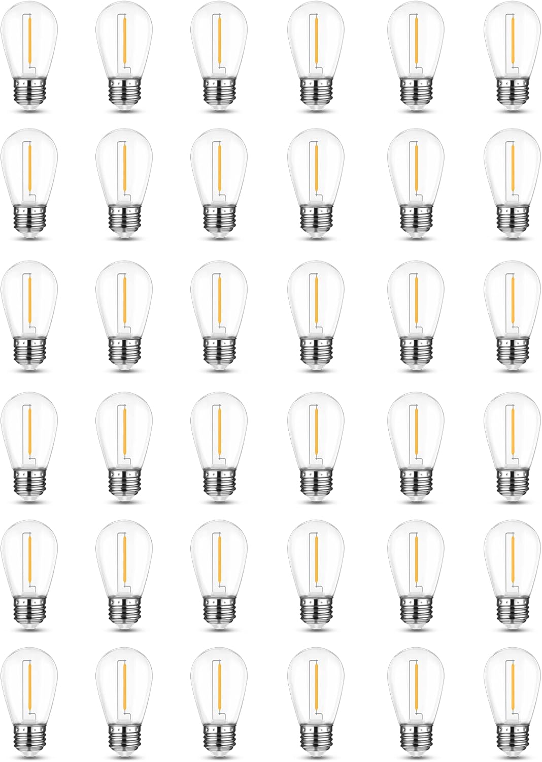 Mlambert 36 Pack LED String Light Bulbs,Shatterpro...
