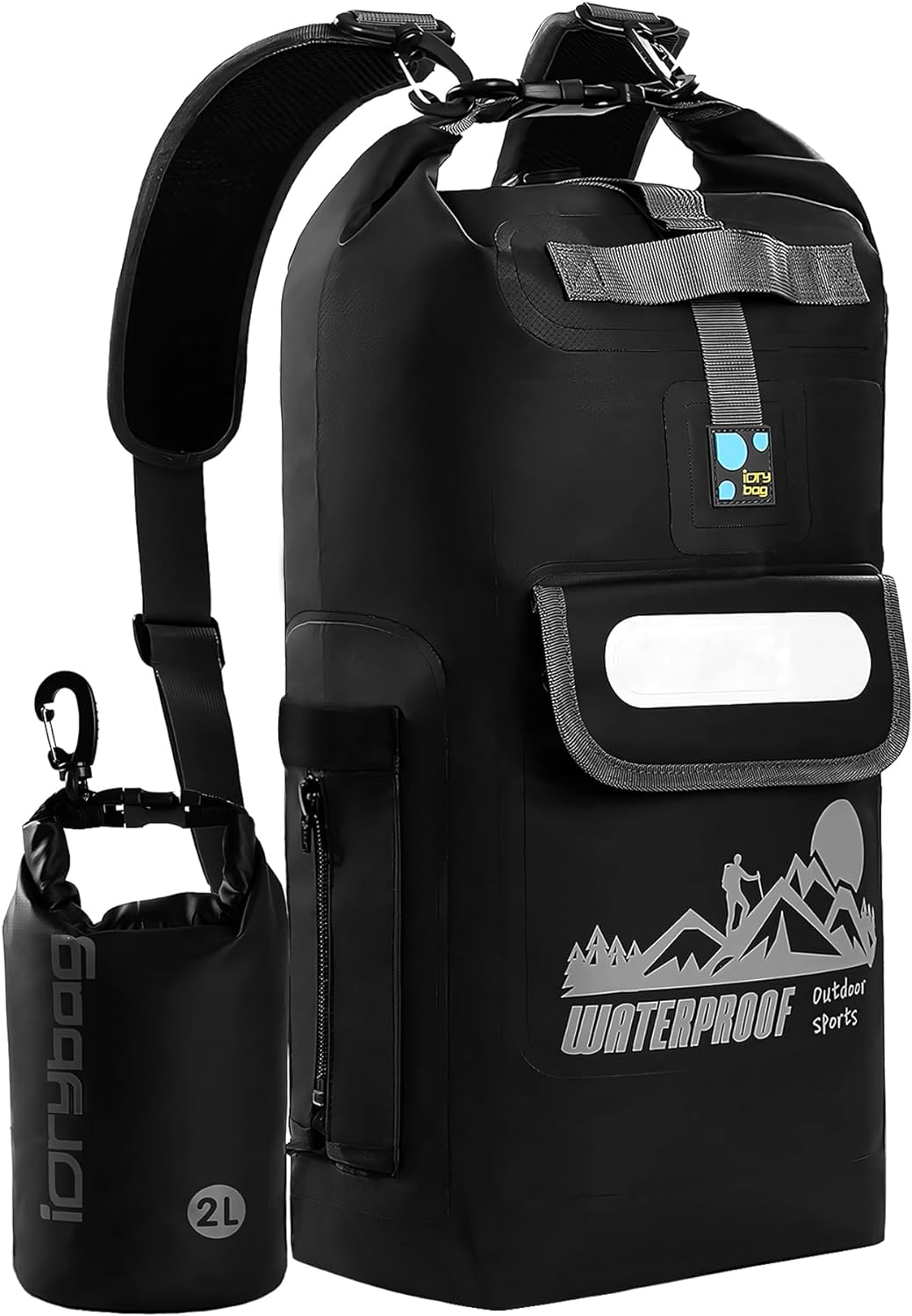 IDRYBAG Dry Bag Backpack Waterproof Floating 20L/30L/40L, Dry Bags Waterproof Ba...