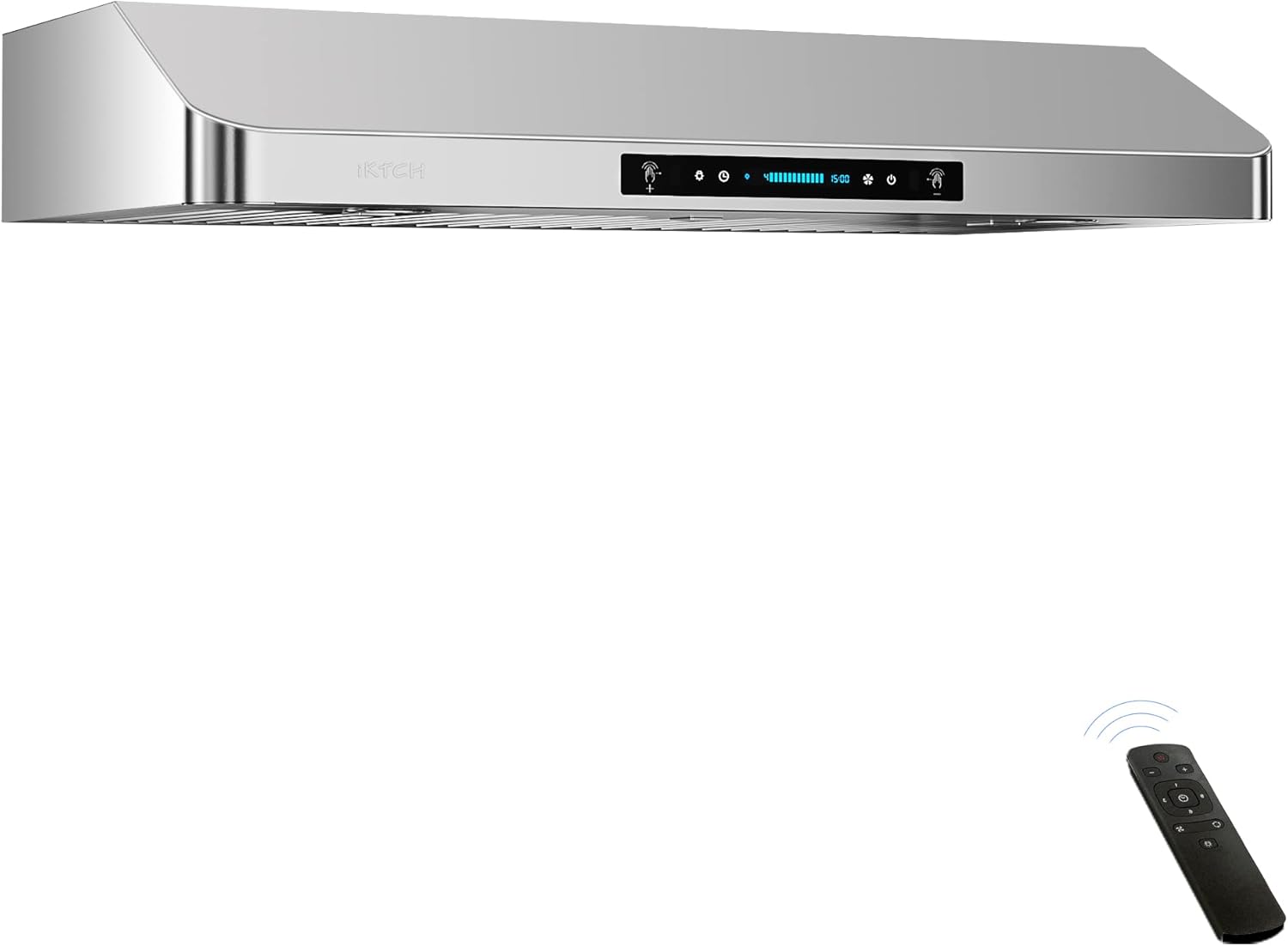 IKTCH 42 Inch Under Cabinet Range Hood with 900-CFM, 4 Speed Gesture Sensing&Tou...