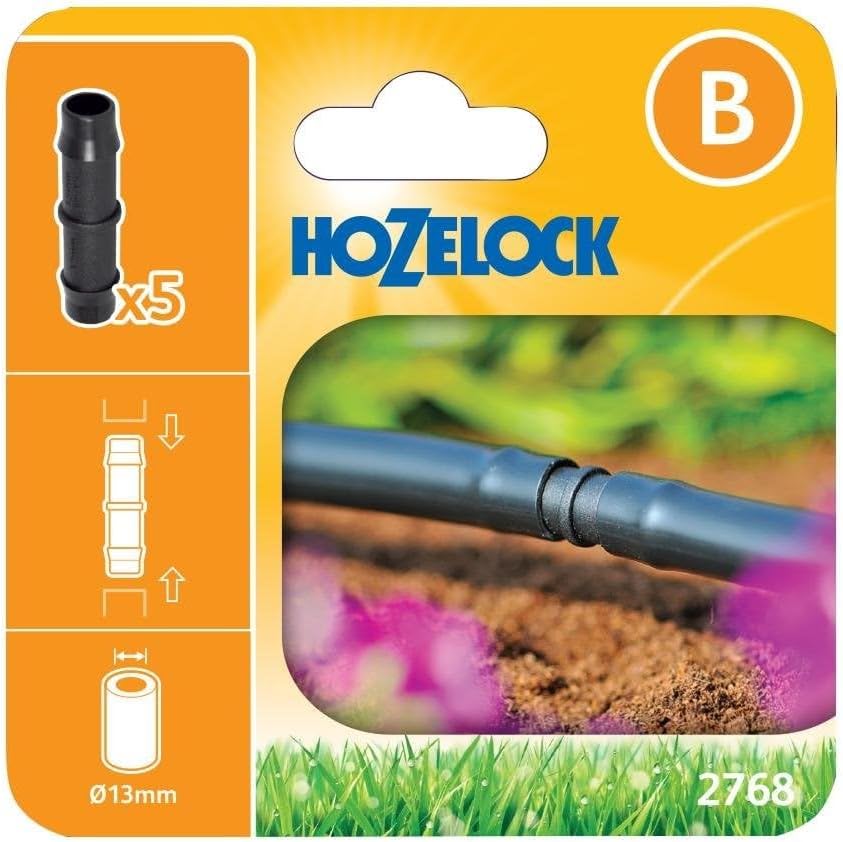 Hozelock 13mm Straight Connector (5 pack)