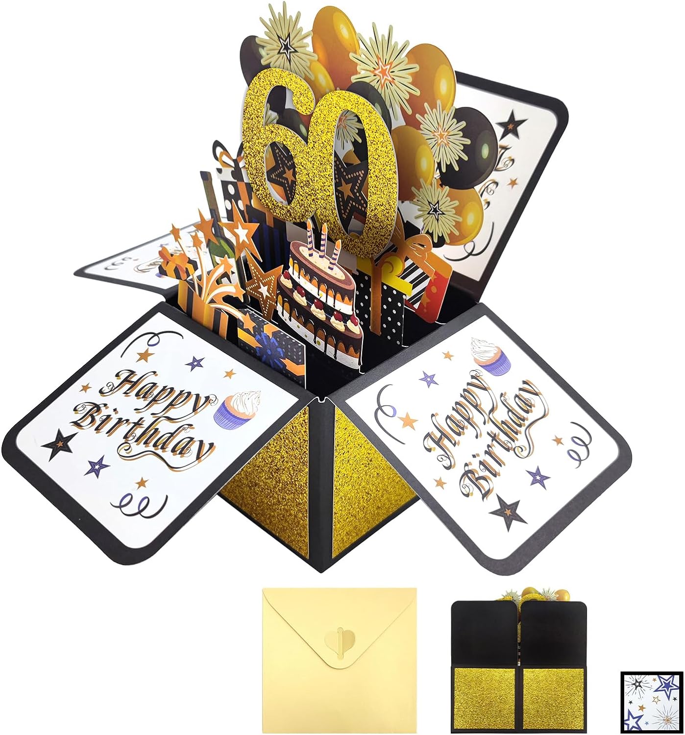 PAITOK 3D Birthday Card,Pop Up Birthday Cards Birthday Gifts Happy Birthday Card...