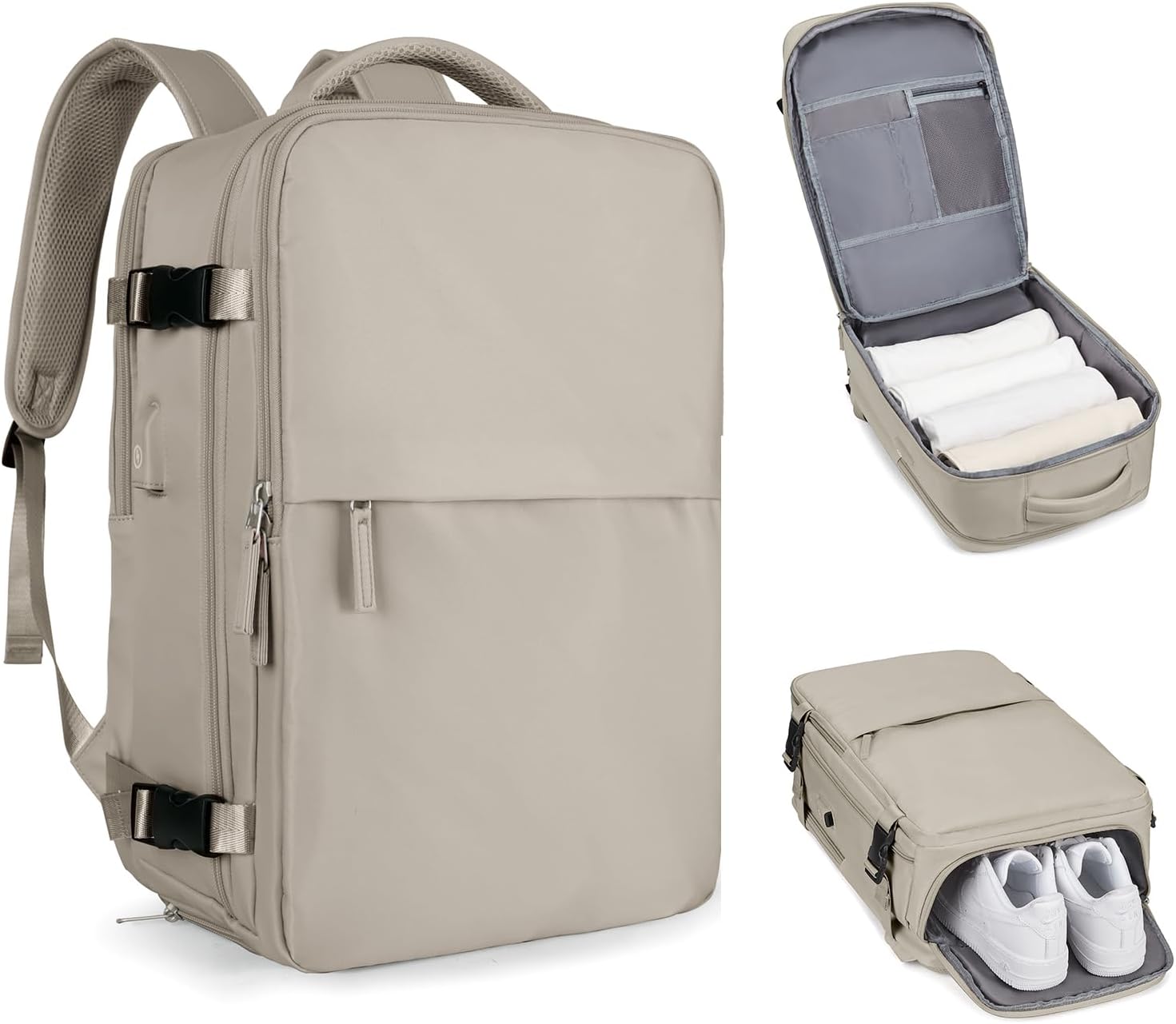 coofay Laptop Travel Backpack For Women Men Airline Approved Carry On Bags For A...