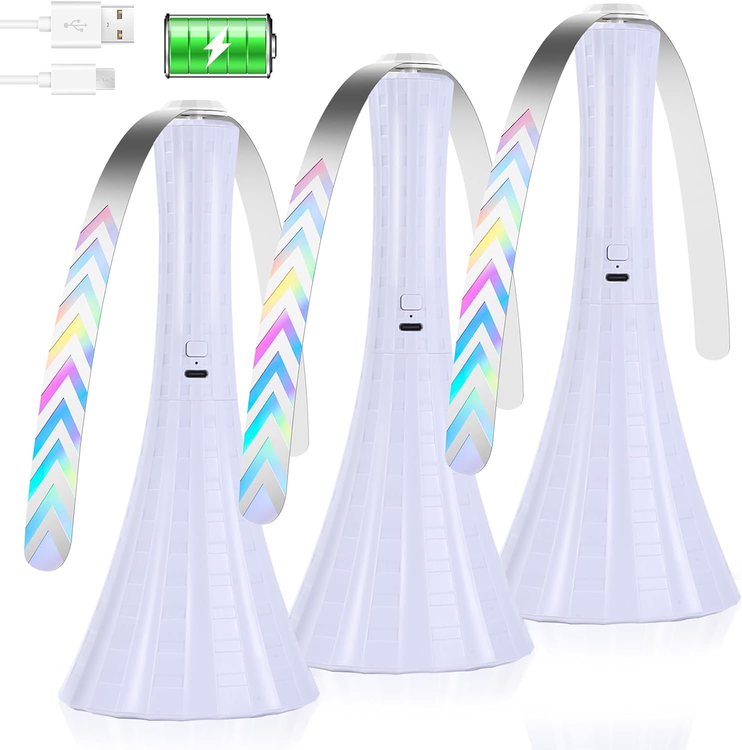 Rechargeable Fly Fans for Tables, Fly Fans for Outdoor Tables USB, Fly Fans to K...