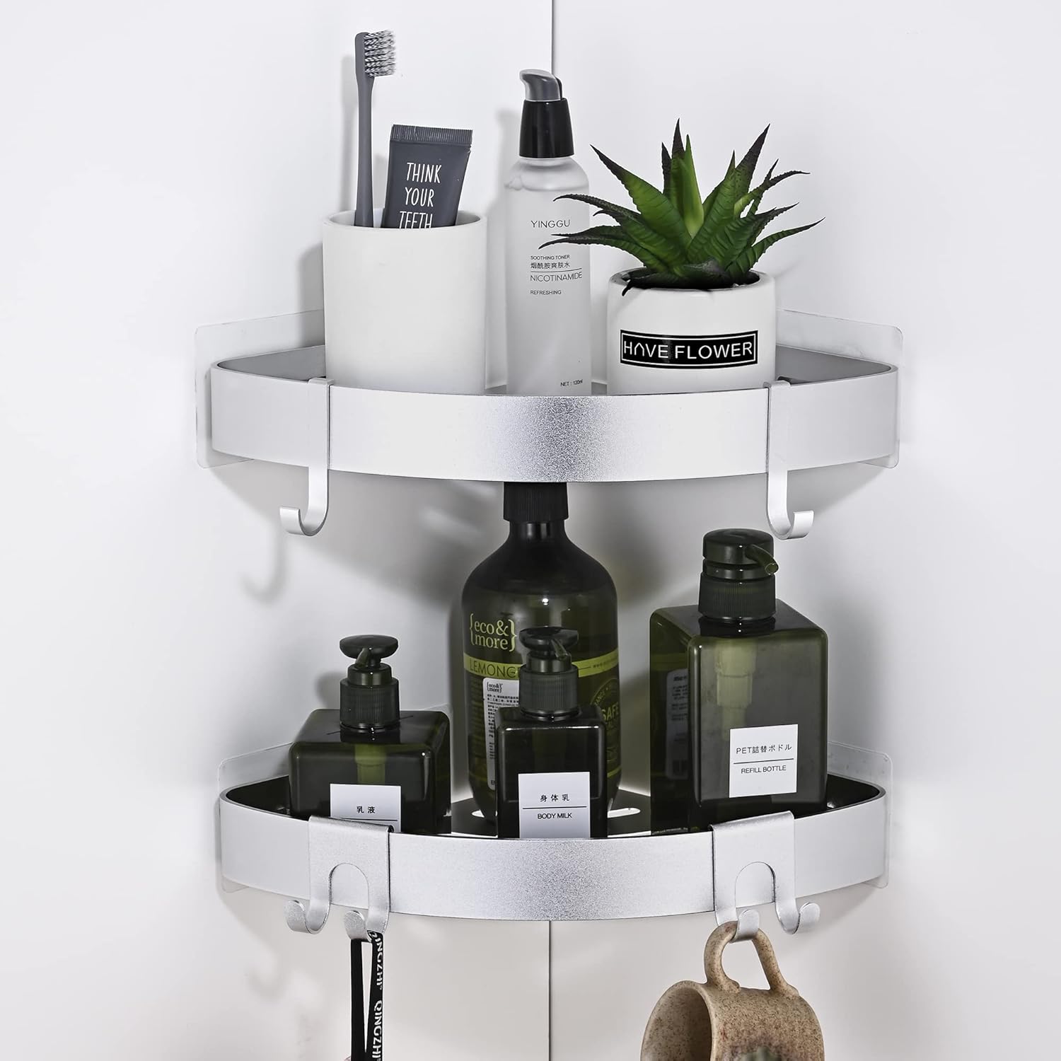 TRUSTLIFE Shower Organizer Storage Shower Corner S...