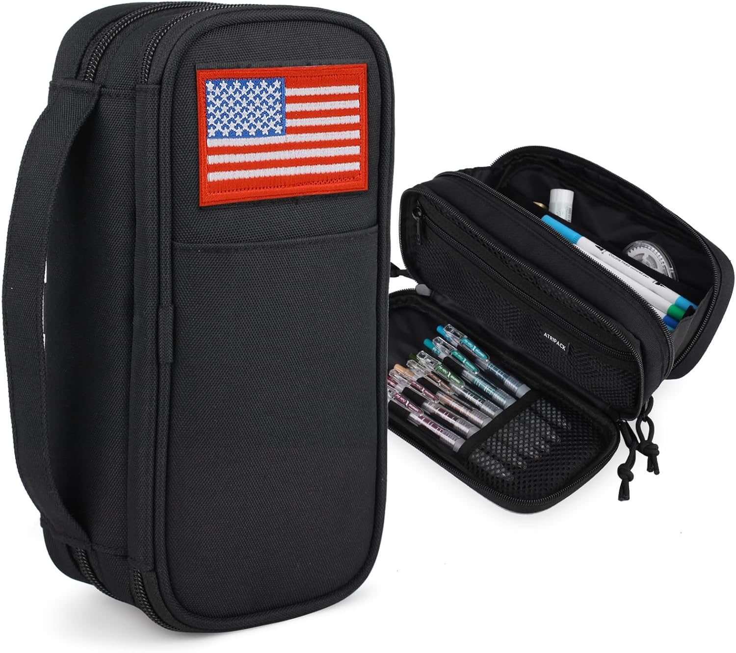 ATRIPACK Tactical Pencil Case for Boy,Large Capacity Pencil Pouch,Marker Organiz...