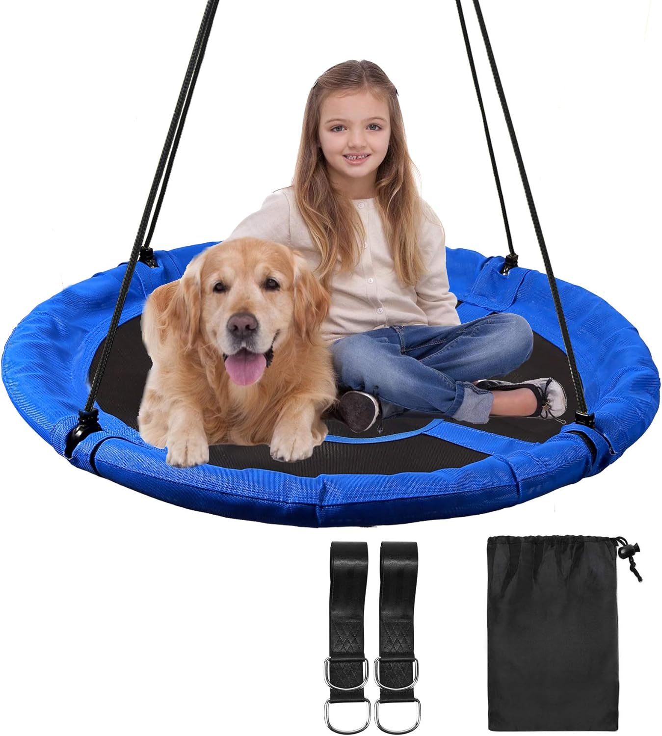 RedSwing 40" Flying Saucer Tree Swing for Kids Outdoor, Large Round Tire Swings...