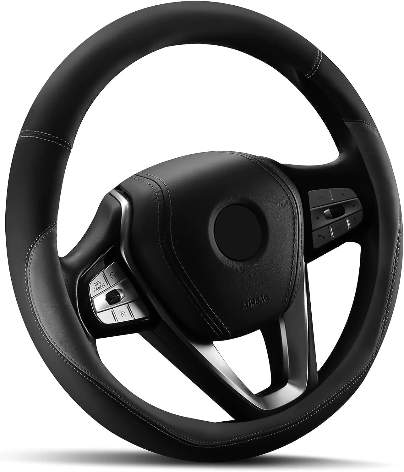 HOTOR Car Steering Wheel Cover - Universal Car Accessory for Diverse Cars, Leath...