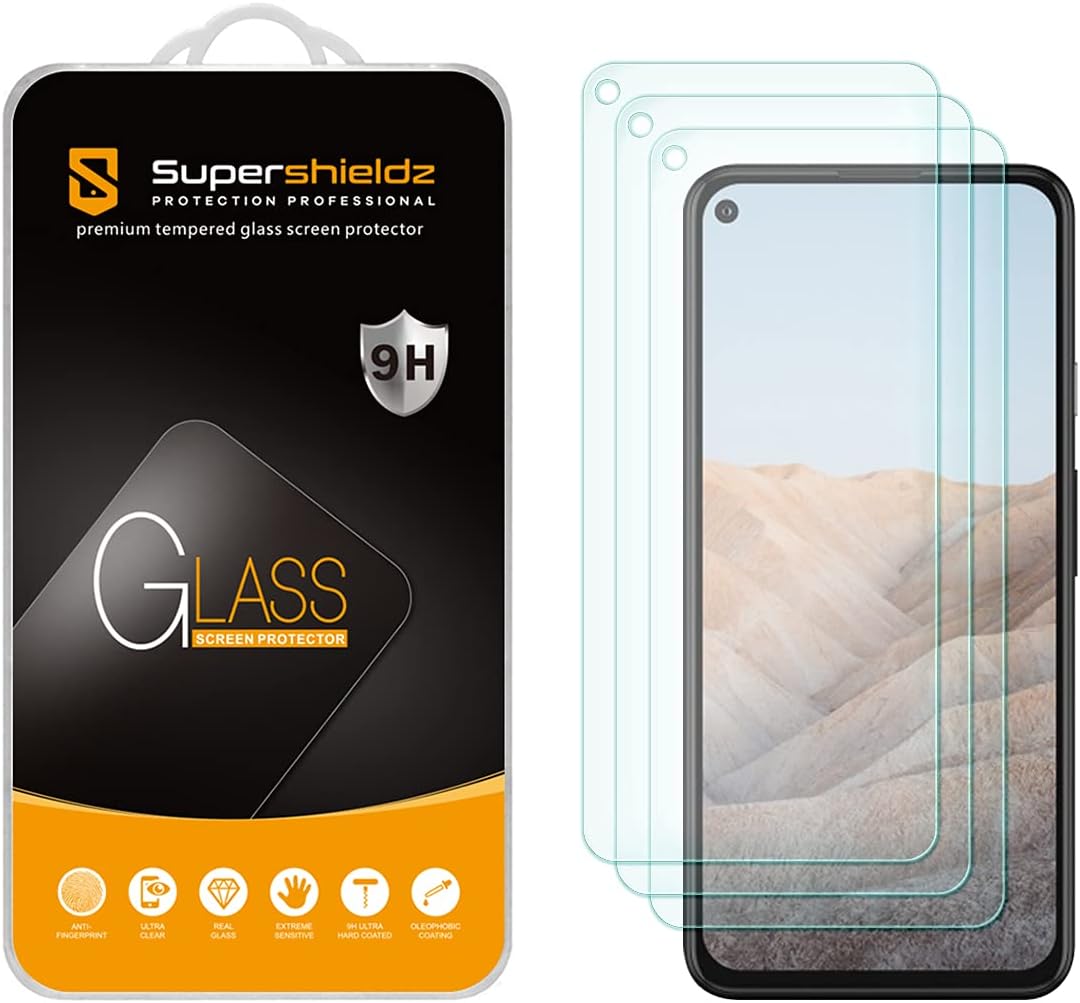 Supershieldz (3 Pack) Designed for Google Pixel 5a 5G Tempered Glass Screen Prot...