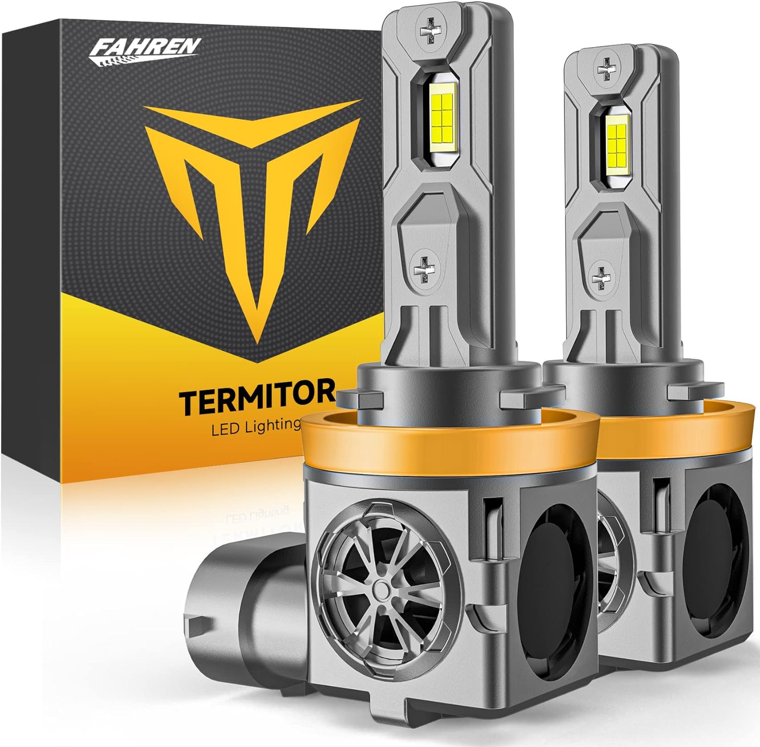 H11/H9 LED Bulbs, 20000LM Ultra Brightness, 1:1 Halogen Size, 6500K Cool White,...