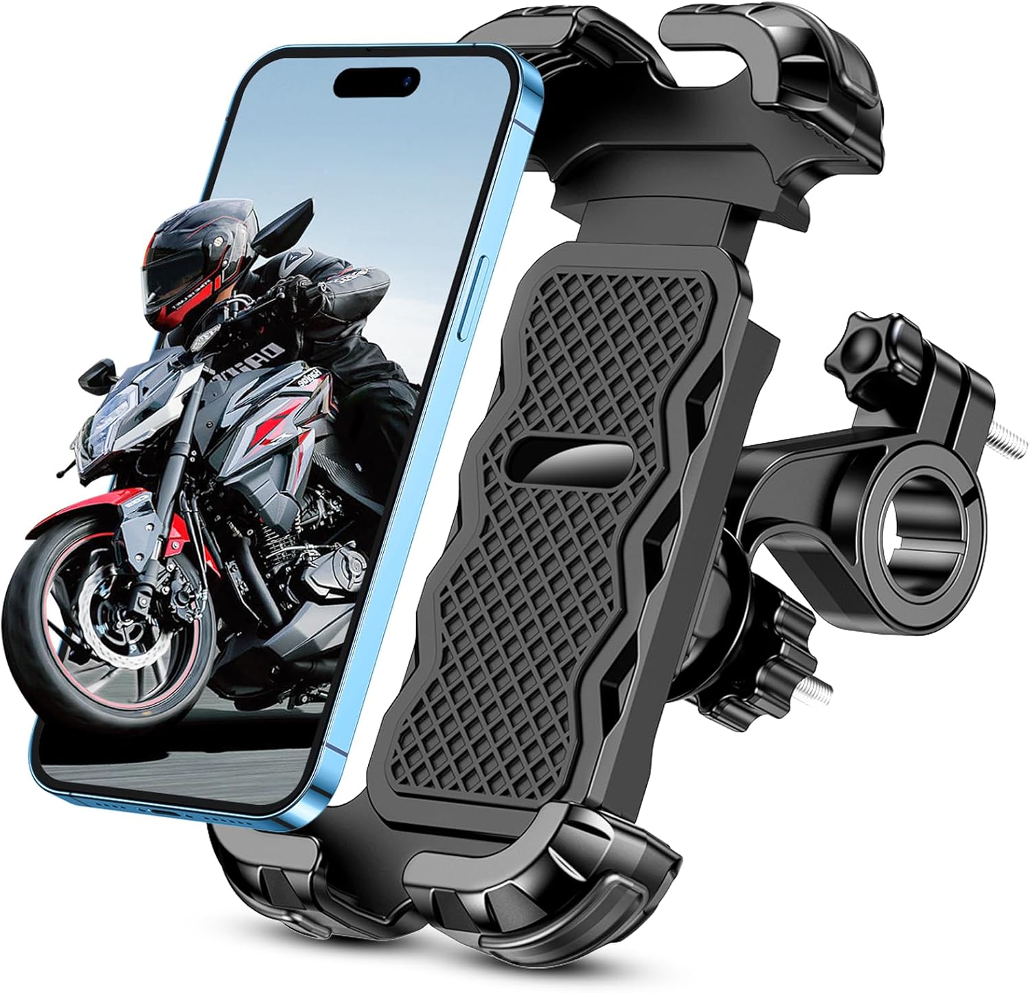 CIRYCASE Bike Phone Holder, Upgrade [Full Protecti...