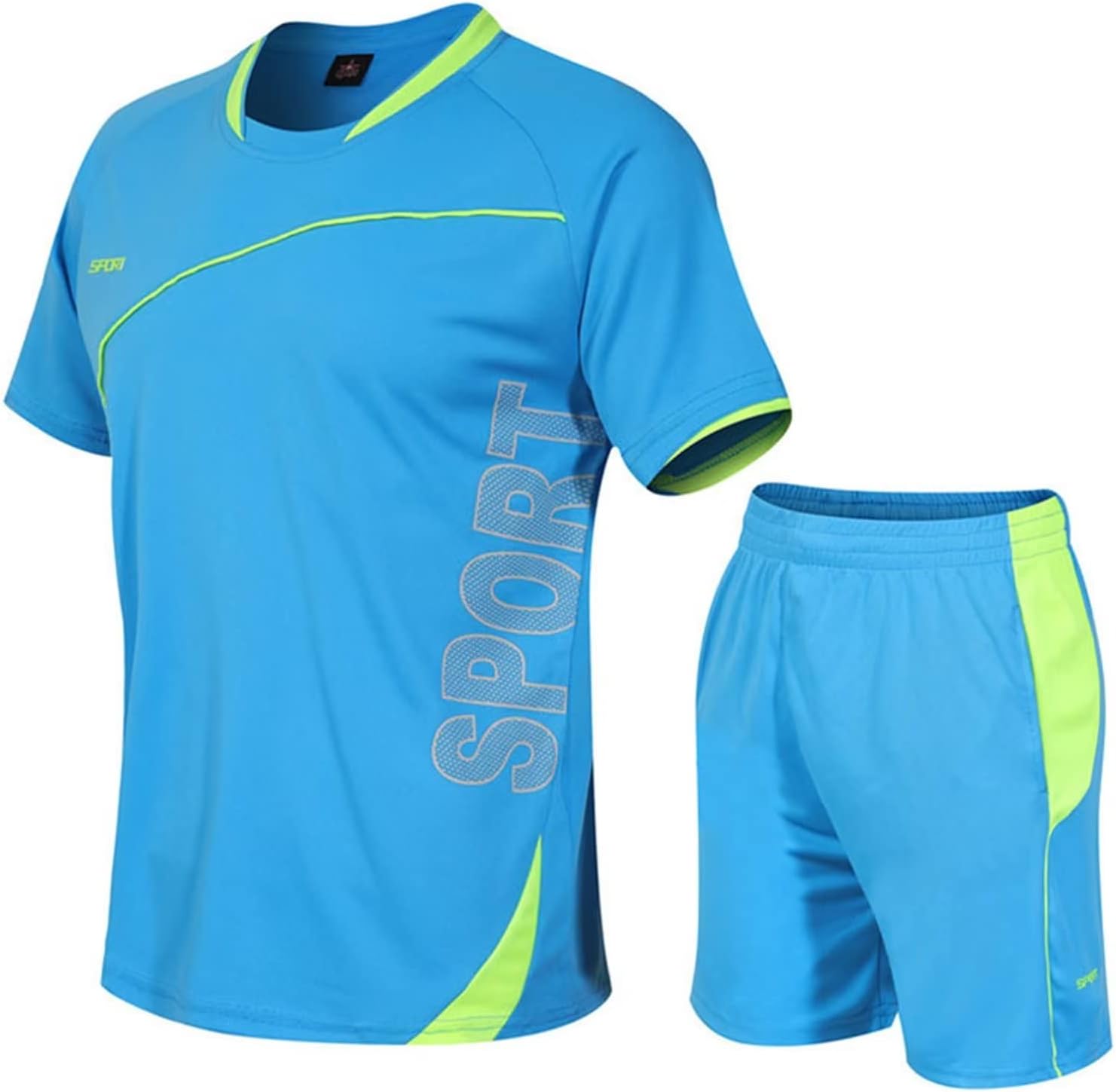 Gavena Kids Sport Shorts Sets Boys Football Training Suit Shorts and T-shirt Set...