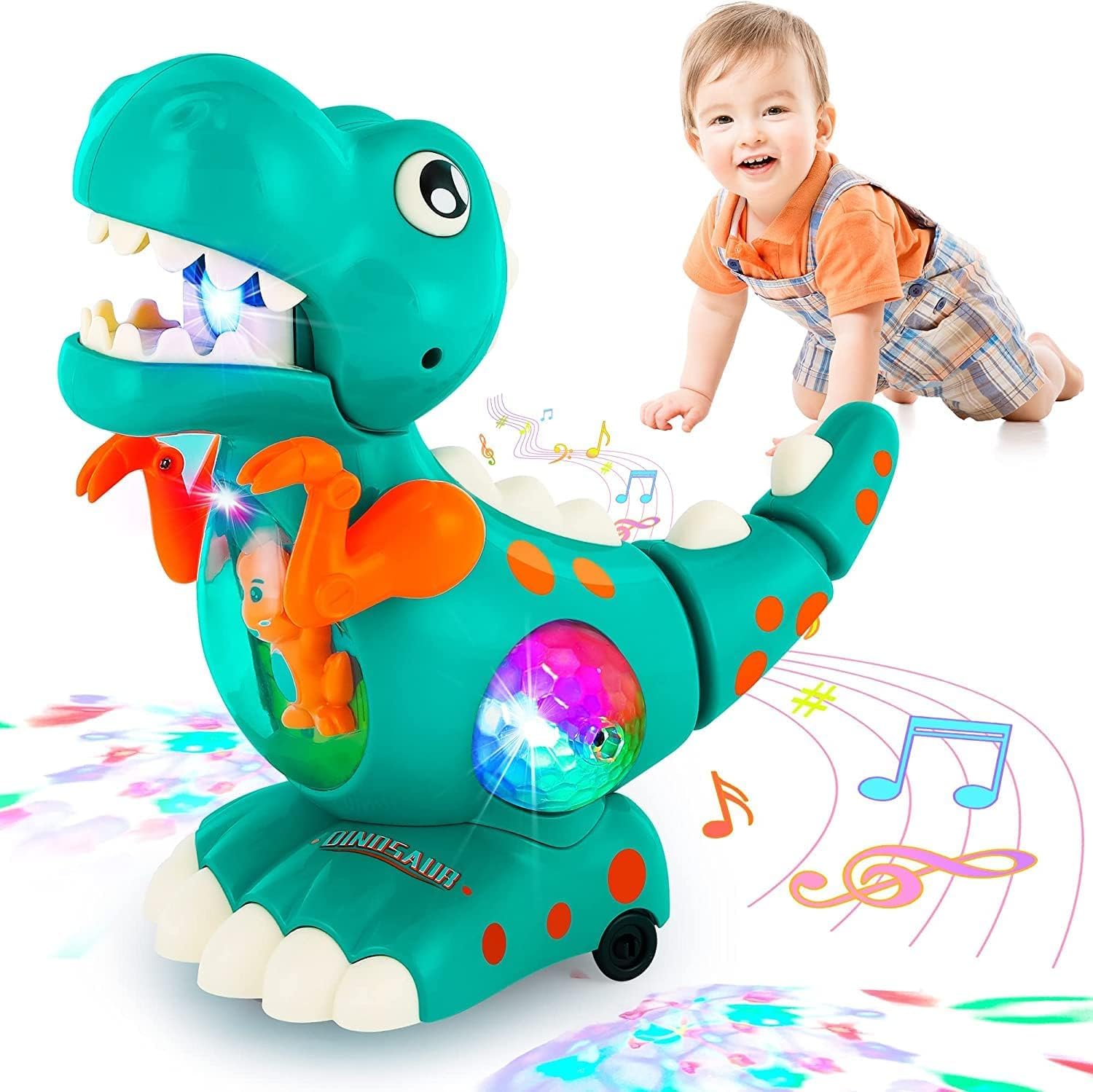 Bambebe Baby Musical Light Crawling Toys, Baby Learning Toy for 6 12 18 Months T...
