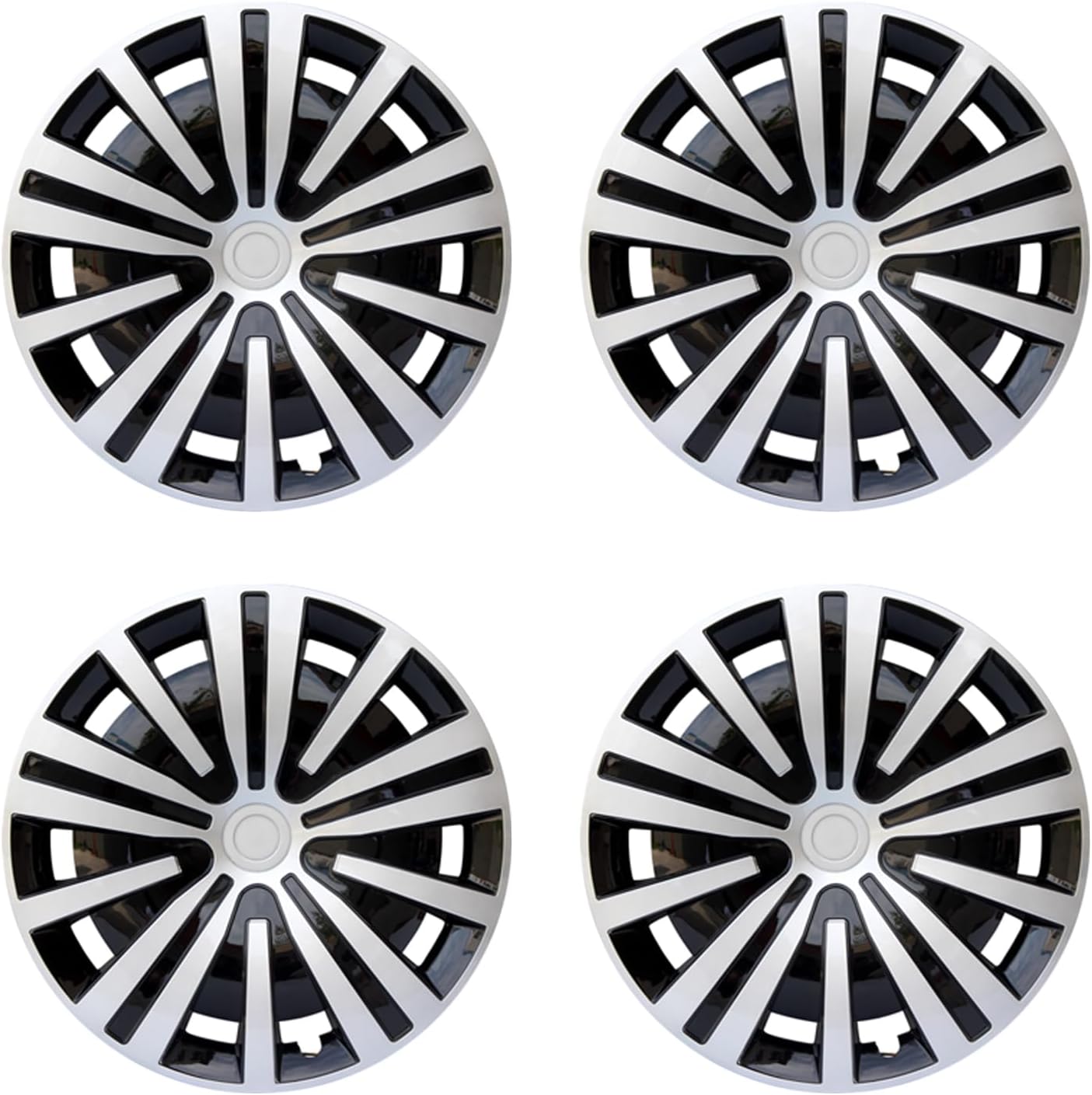 Hubcap Wheel Cover Replacement R14 Hub Caps Universal Wheel Rim Cover ABS Materi...