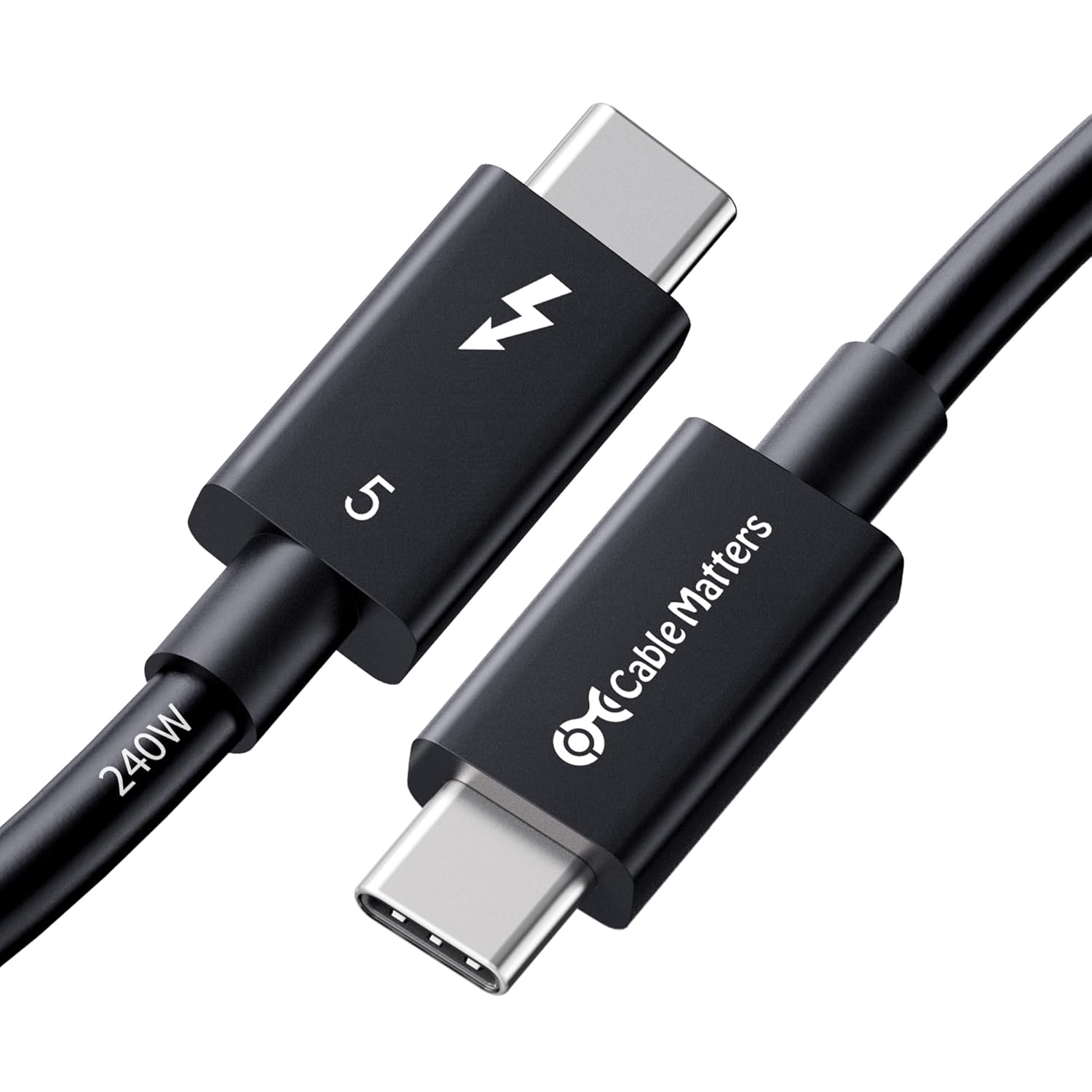 Cable Matters [Intel Certified] 80Gbps Thunderbolt 5 Cable with up to 120Gbps Ba...