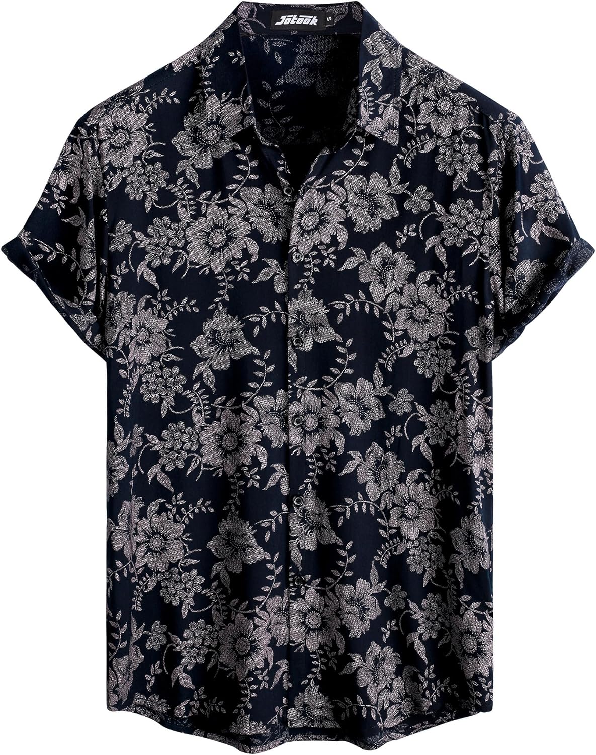 Mens Hawaiian Shirt Short Sleeve Button Down Tropical Shirts Casual Floral Summe...