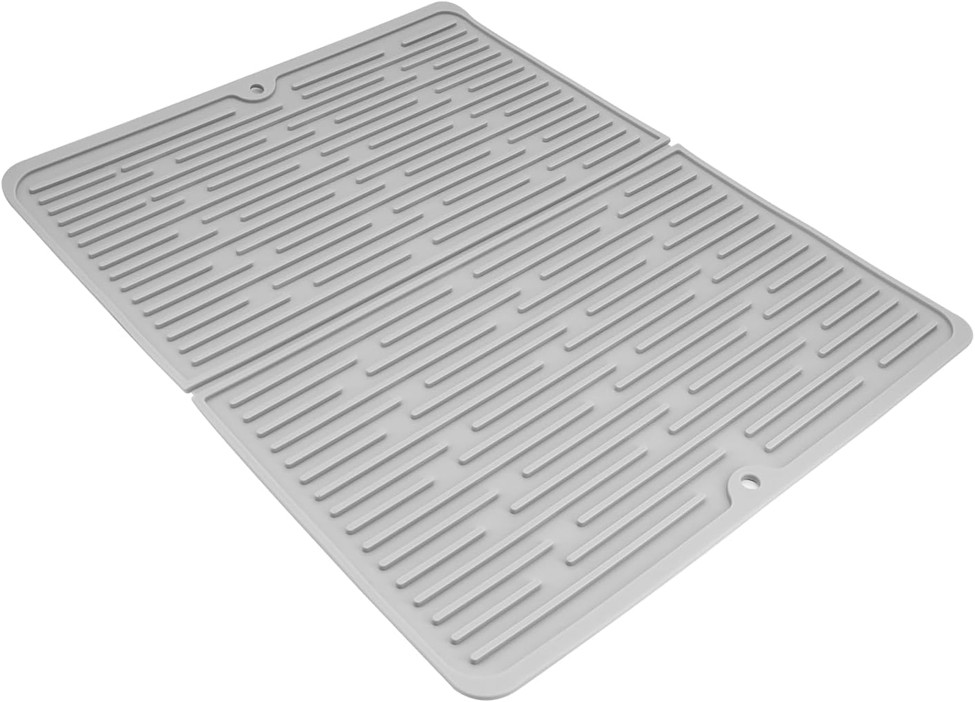 Silicone Draining Mat, 50X40CM Large Sink Drainer Mat, Non Slip Silicone Mat, Dr...