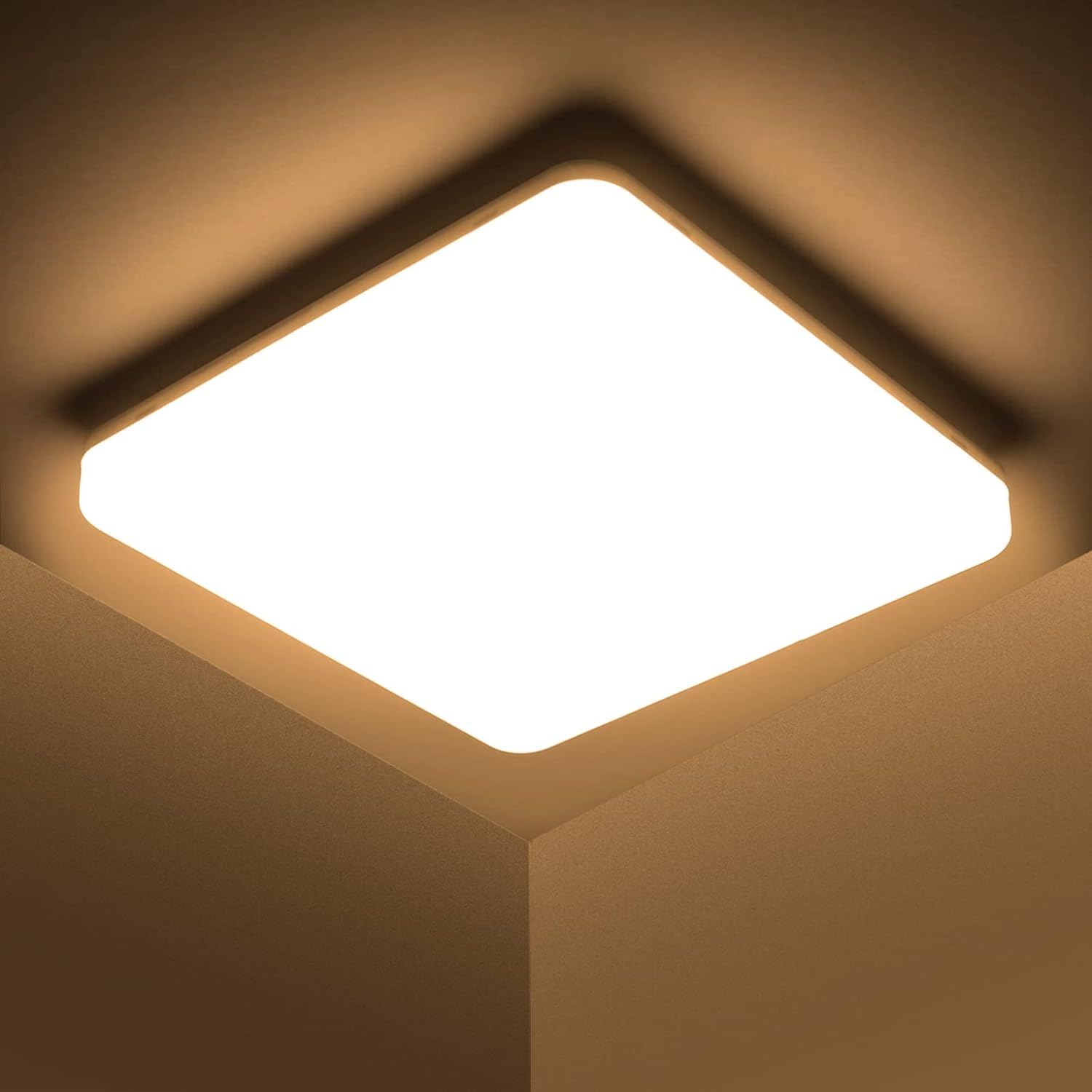 Kambo Ceiling Light Ultra Slim 48W 4320LM, Kitchen Ceiling Lights Warm White 300...