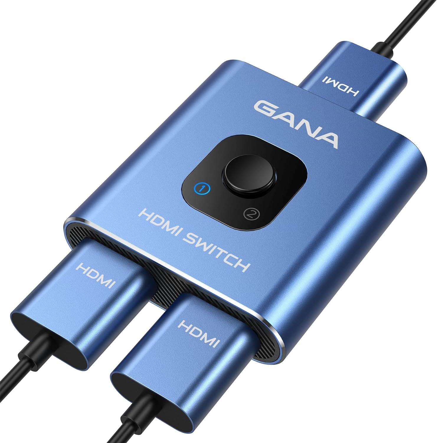 HDMI Splitter 4k@60hz, GANA Ultra-thin Bidirection...