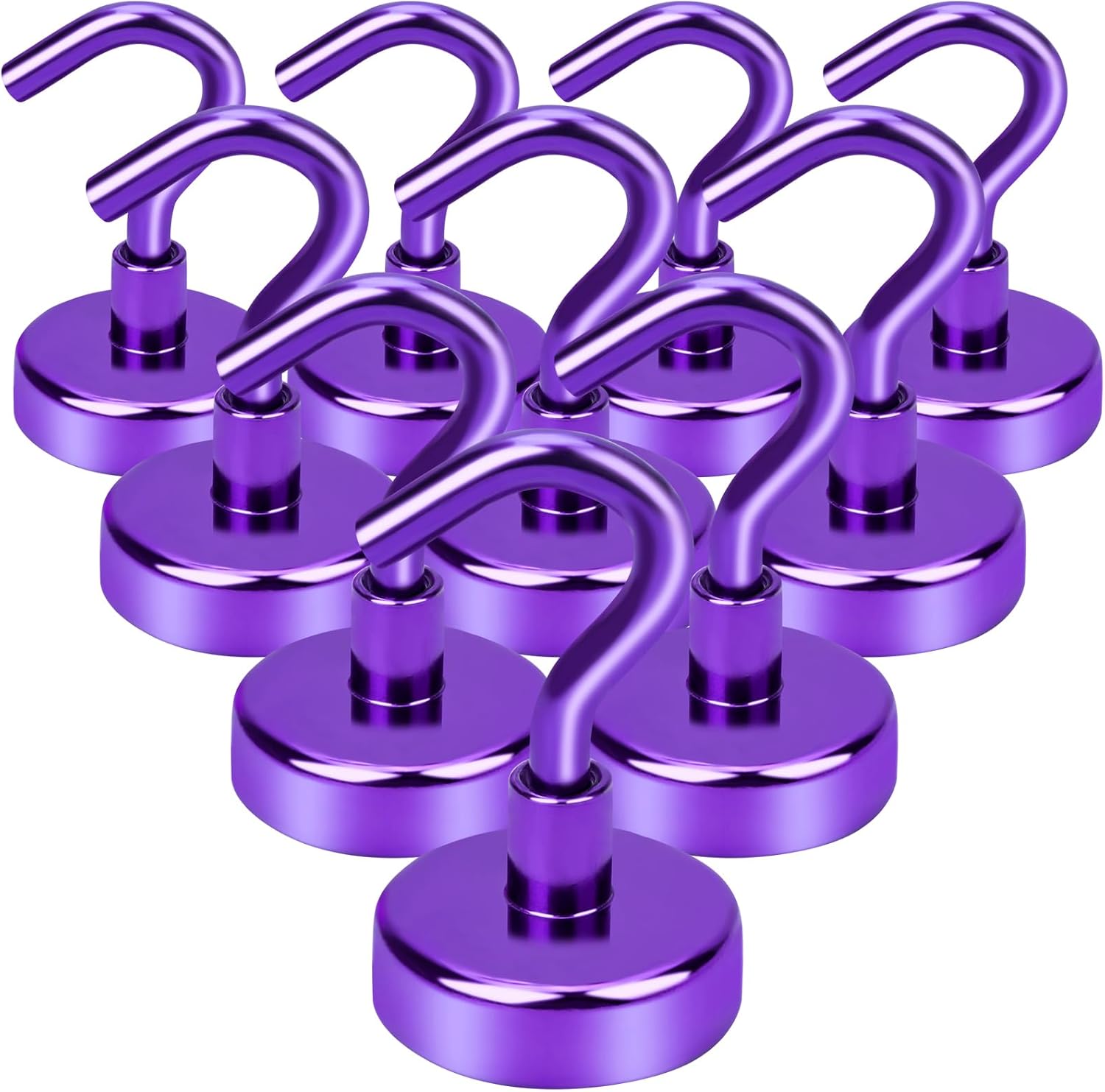 DIYMAG Magnetic Hooks, 25Lbs Strong Heavy Duty Cruise Magnet S-Hooks for Classro...