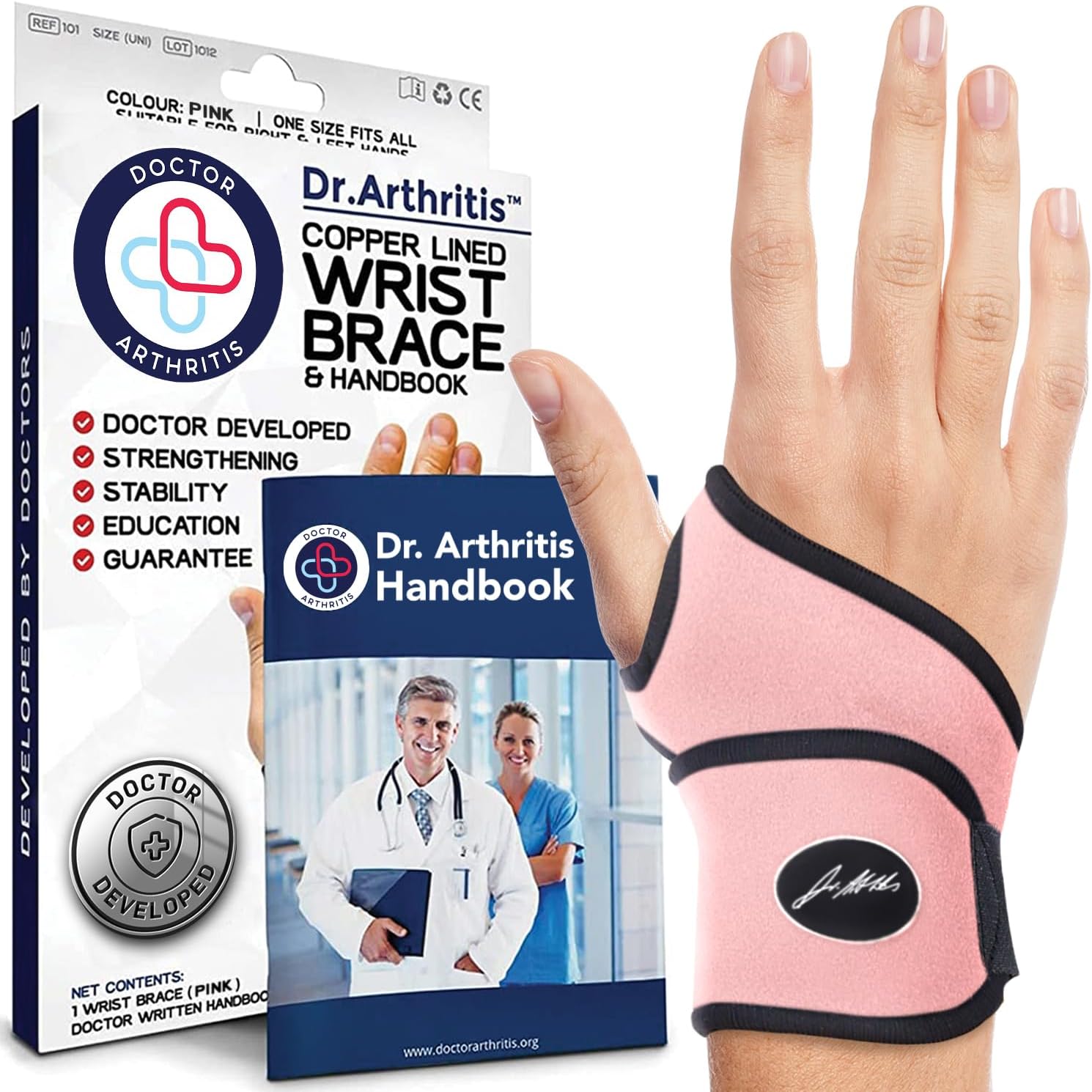 Dr. Arthritis Doctor Developed Premium Wrist Support/Strap/Wrist Brace/Hand Supp...