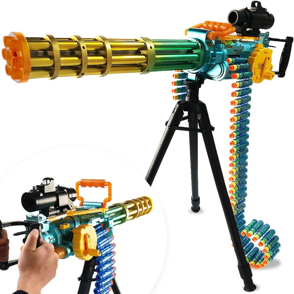 Dart Gun Super Powerful Electronic Gatling Toy Gun for Kids, Mini Gun Rapid Toy...
