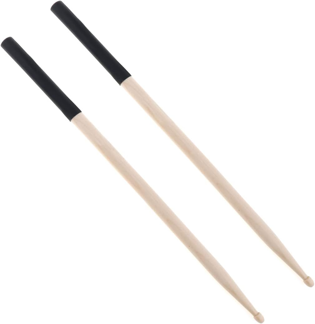 Origlam 2Pcs 7A Maple Drumsticks, 7A Maple Drum Sticks, 7A Wood Tip Maple Drumst...