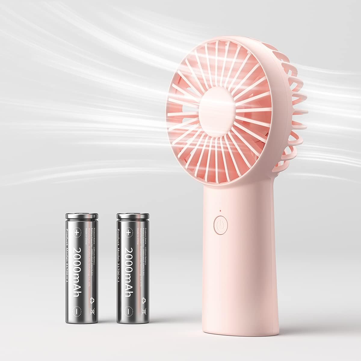 JISULIFE Handheld Fan, 4000mAh Small Portable Fan,...