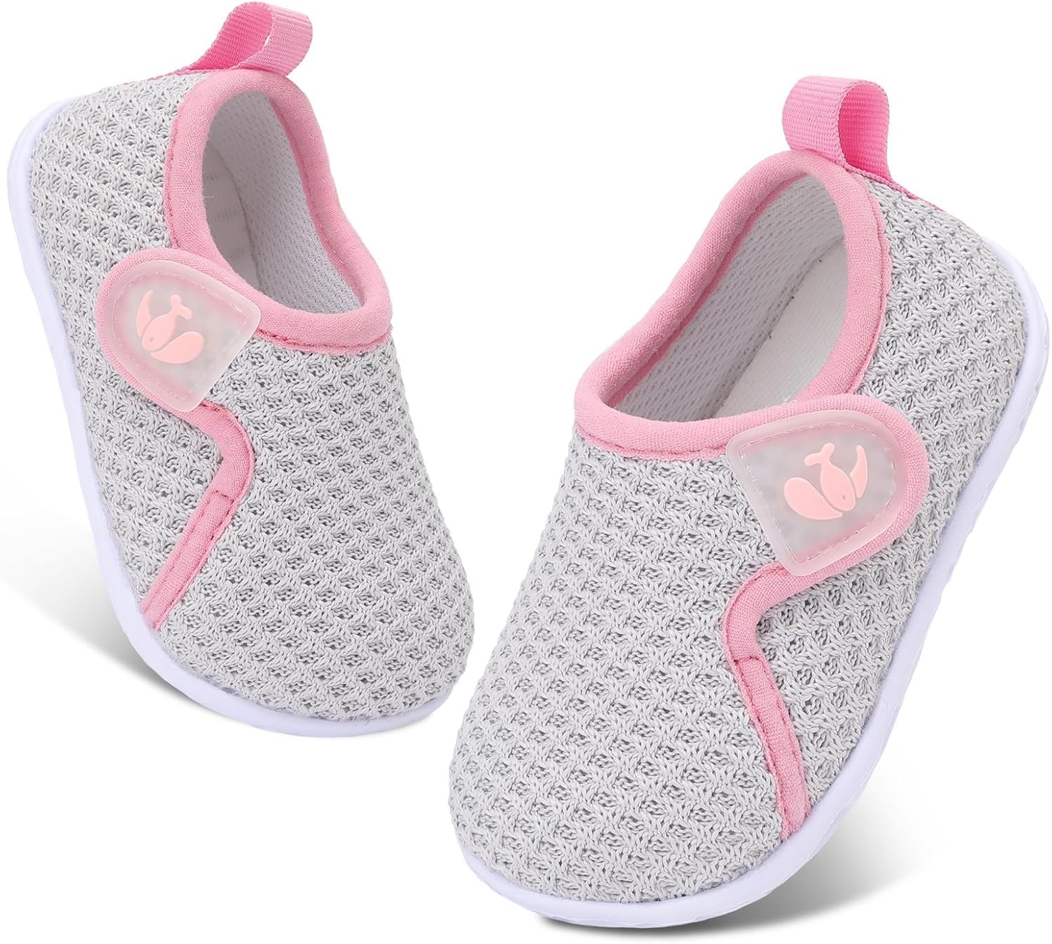 JIASUQI Baby Shoes Boys Girls Breathable First Walking Shoes Infant Soft Sneaker...