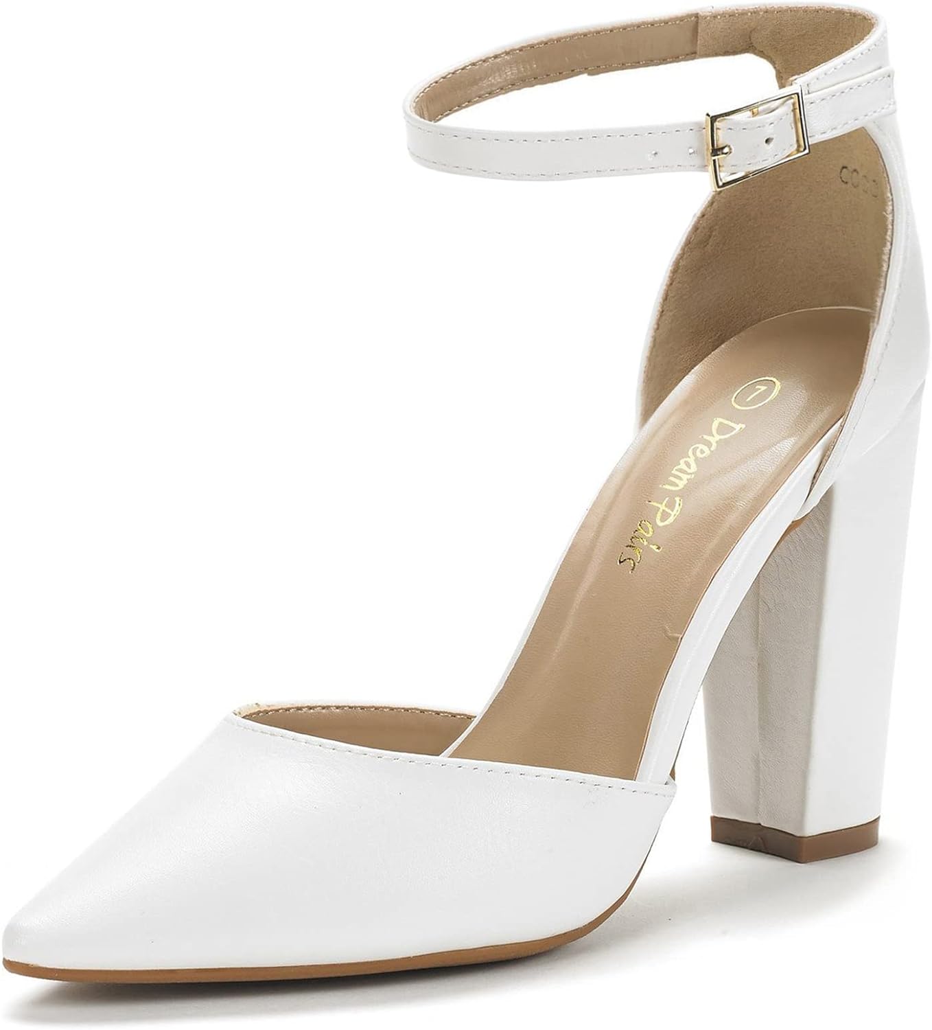 DREAM PAIRS Women's Coco Pointed Toe High Heels Pu...