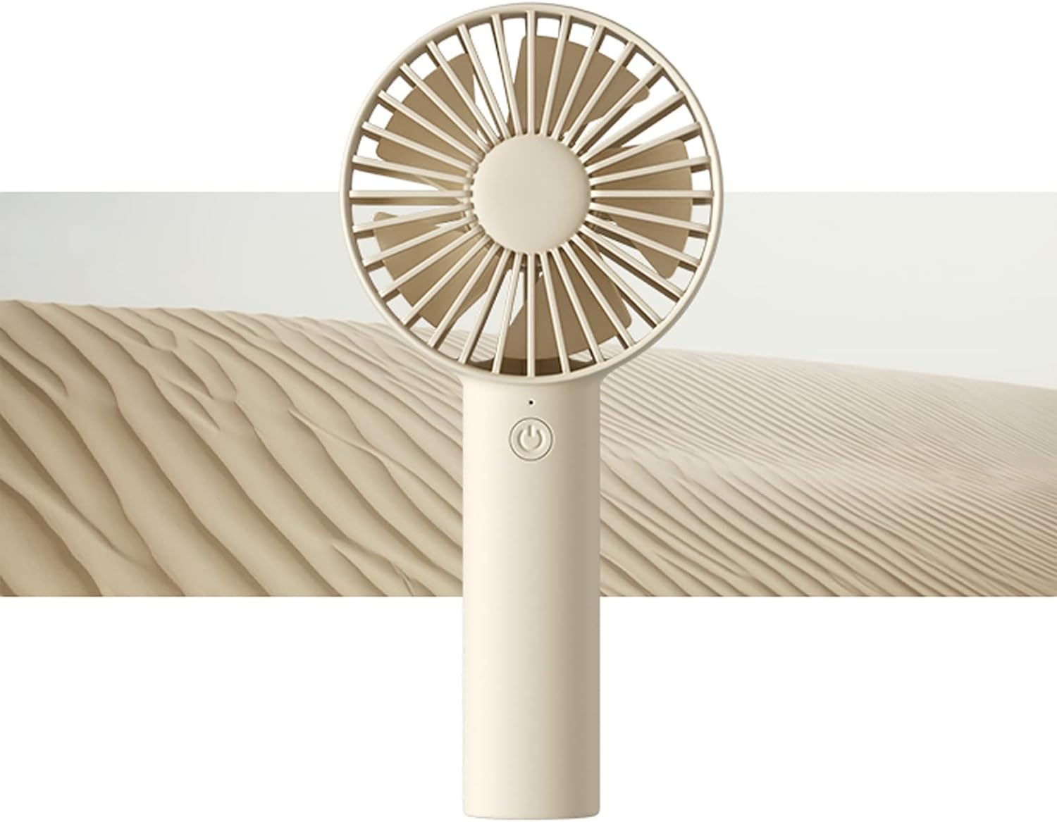 JISULIFE Handheld Fan, Portable Small Fan with 3 Speeds, USB Rechargeable Hand F...