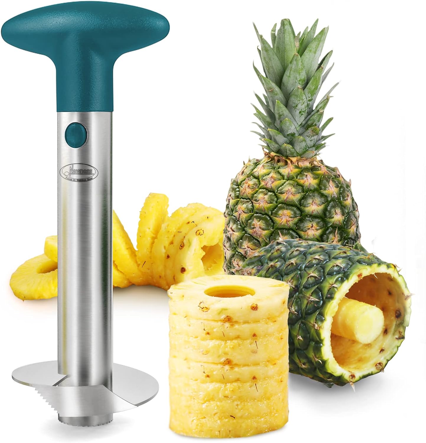 Pineapple Corer, [Upgraded, Reinforced, Thicker Blade] Newness Premium Pineapple...