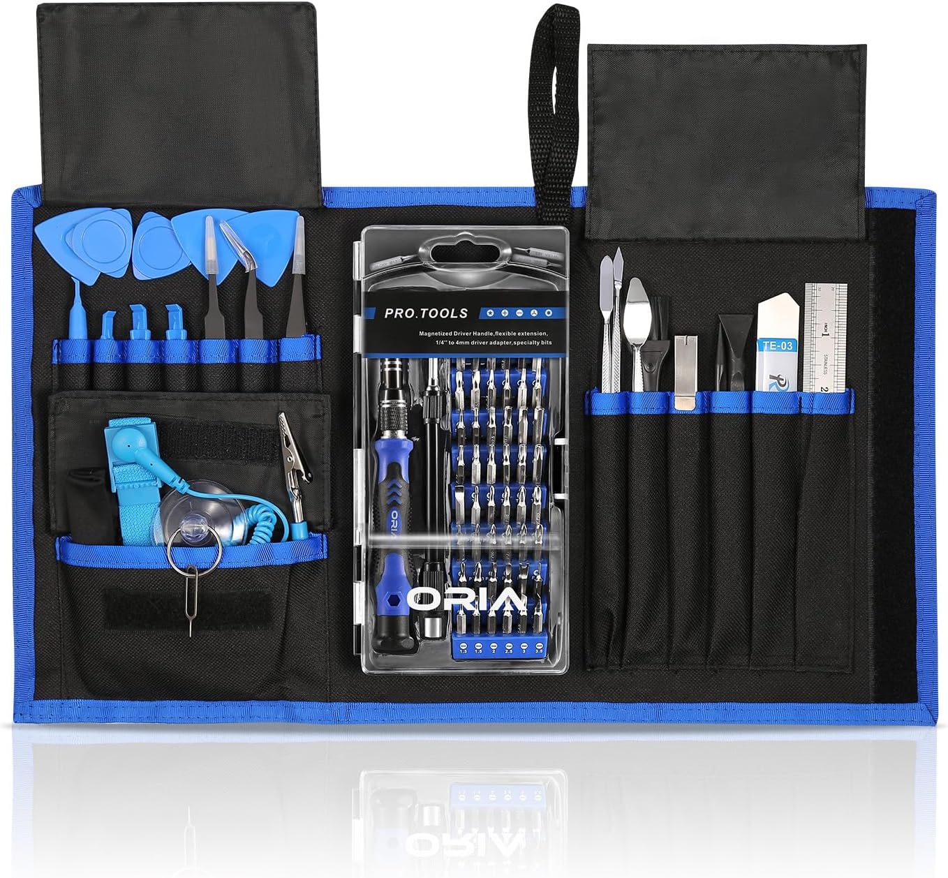 ORIA Precision Screwdriver Kit, 86 in 1 with 57 Bits Repair Tool Kit, Portable B...