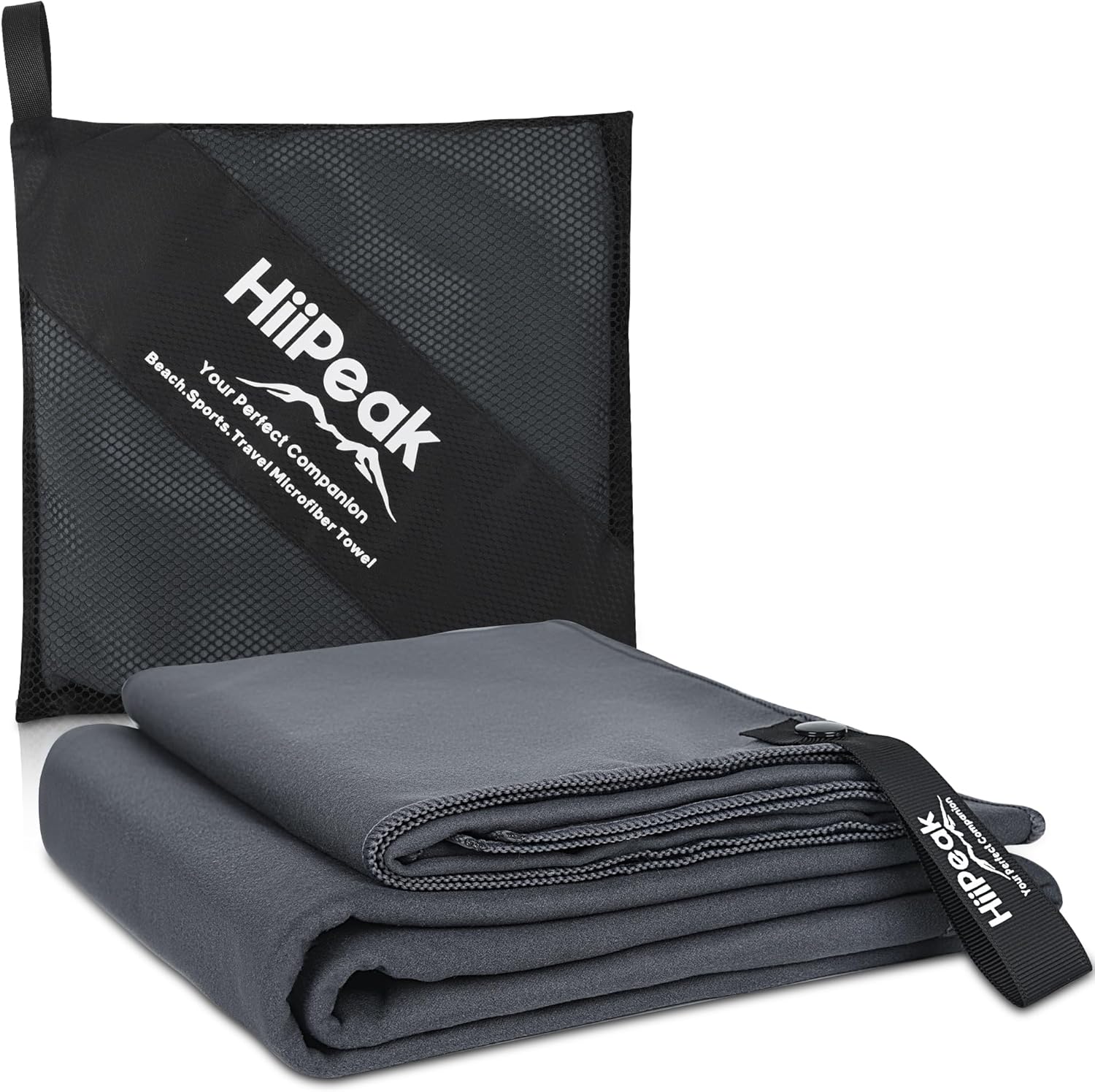 HiiPeak Microfibre Towel Compact Camping Beach Towel - Quick Dry Lightweight Abs...