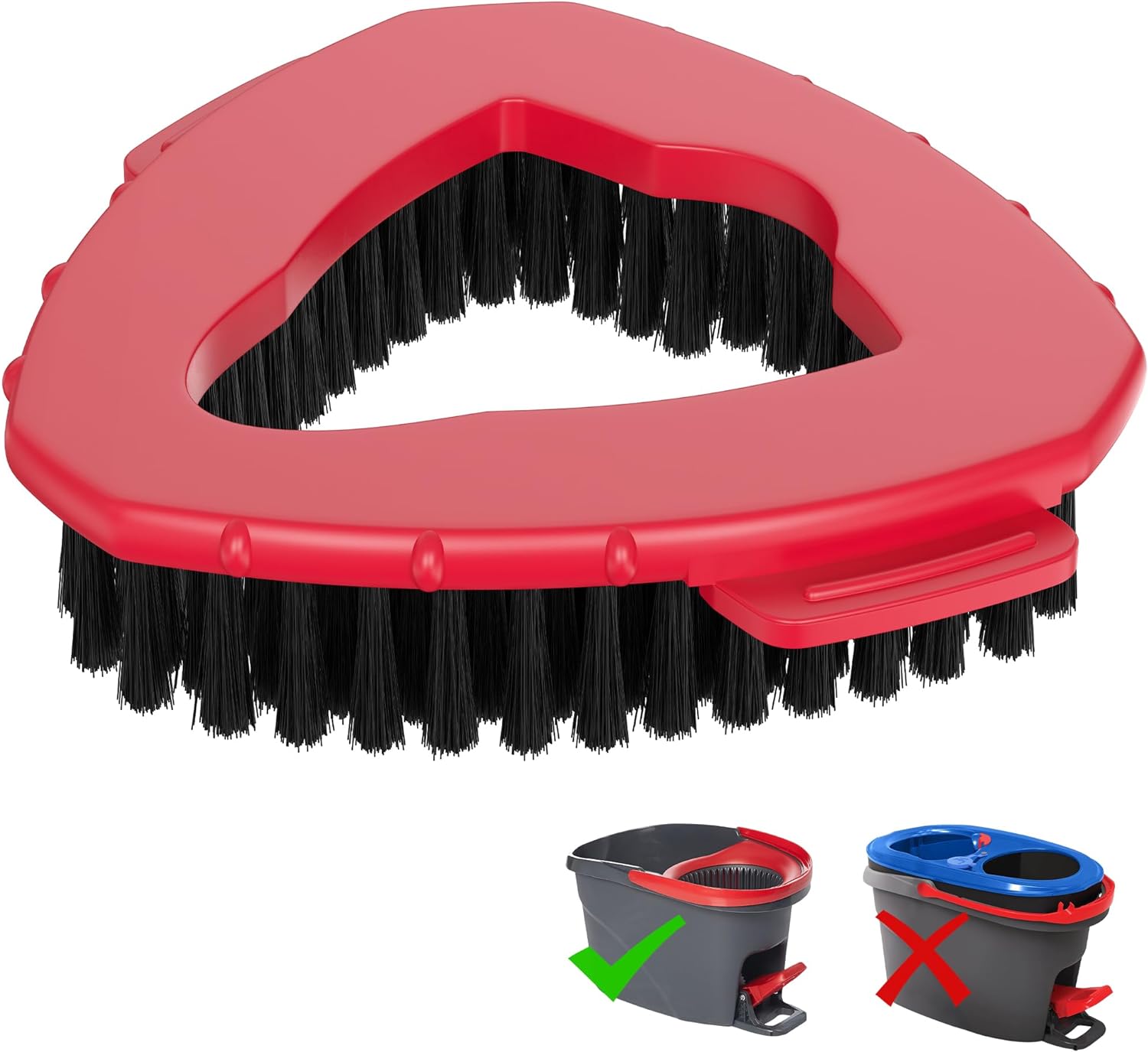 Spin Mop Replacement Head Scrub Brush for Ocedar EasyWring 1 Tank System, Triang...