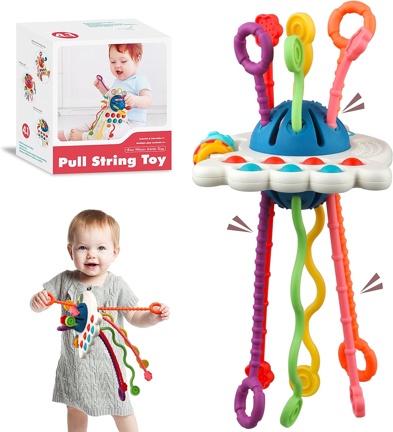 Baby Montessori Sensory Toys - Toddler Travel Toys...