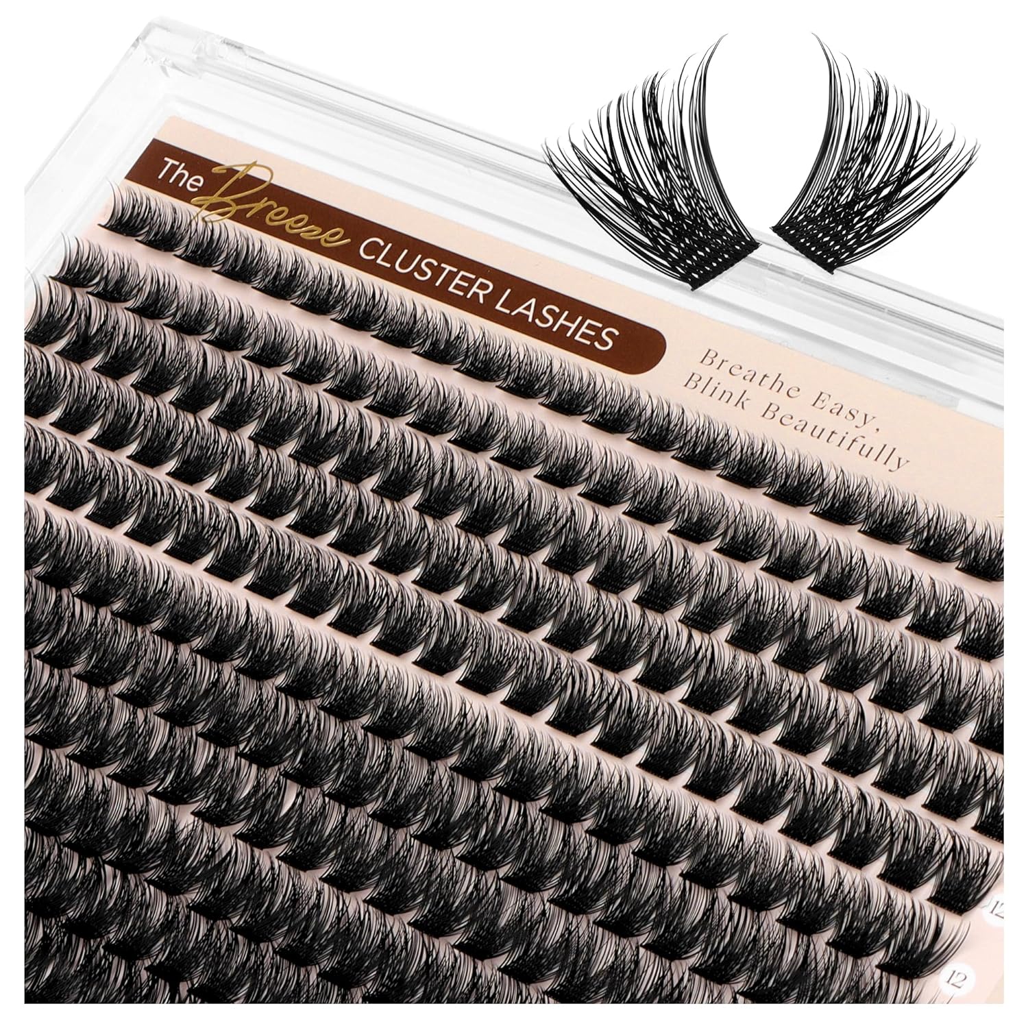 LASHVIEW Lash Clusters,Oversized Packaging DIY Eyelash Extensions Volume Individ...