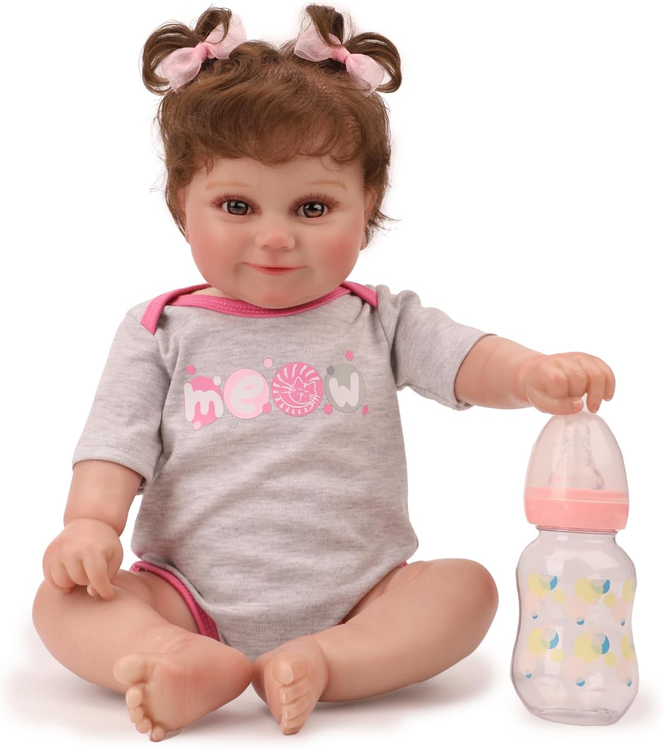 Reborn Baby Dolls, Realistric Silicone Full Body Baby Girl, Lifelike Reborn Baby...