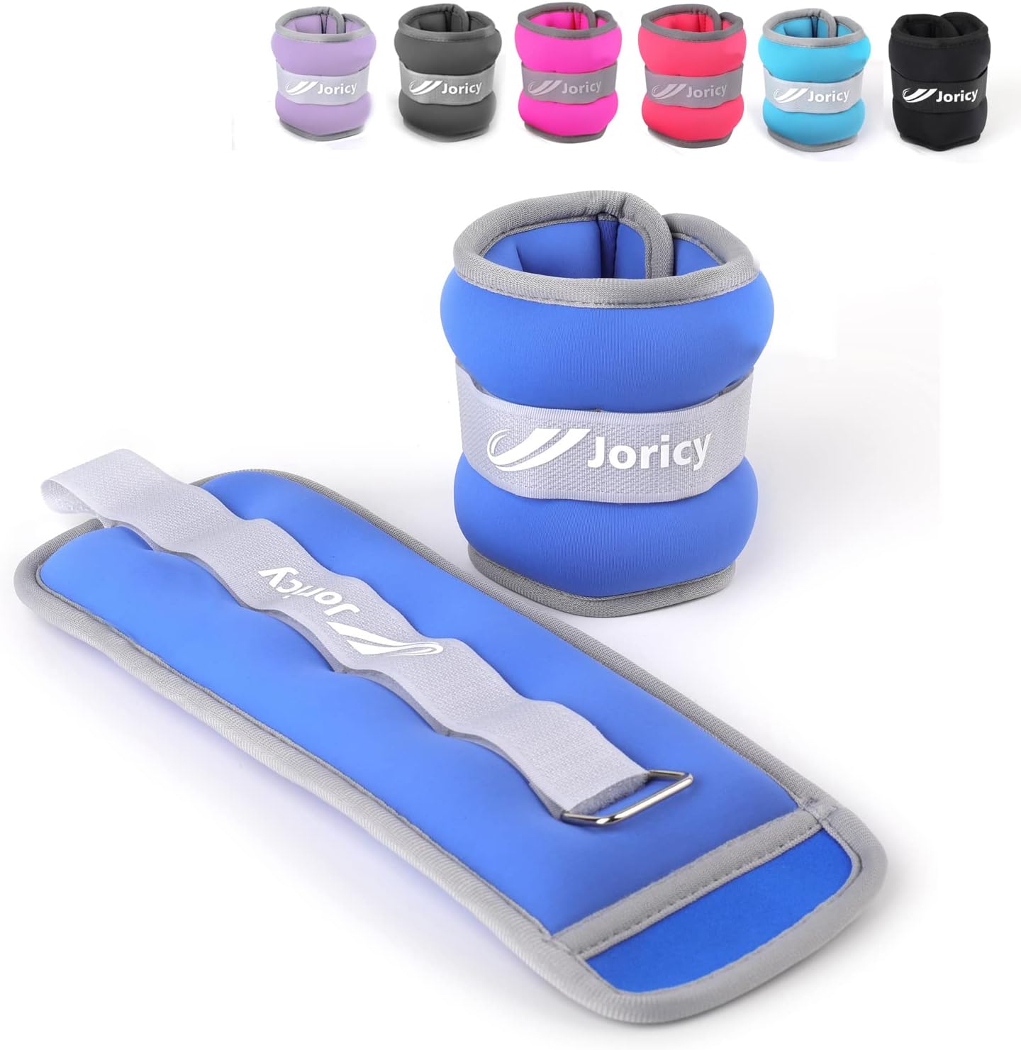 Ankle Weights A Pair of 1/2/3/4/6/8/10/12/20 LBS Wrist Leg Arm Weights for Women...