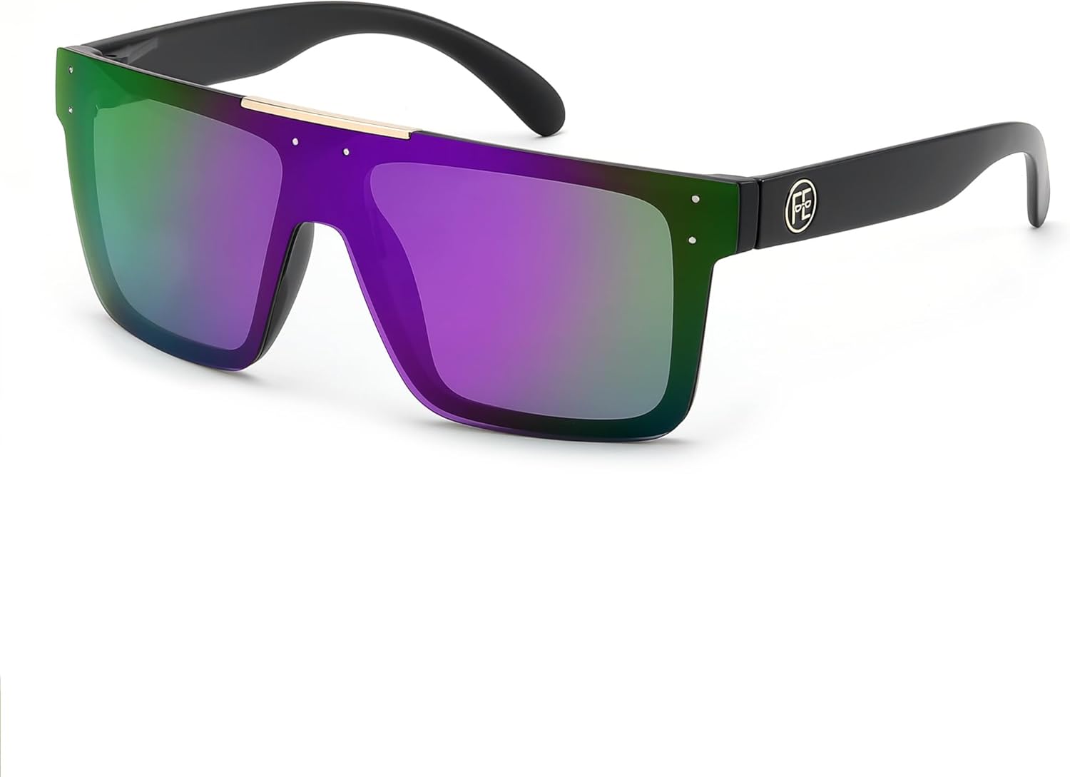 FEISEDY Men Women Sunglasses Polarized Oversized Square Vintage Cycling Running...
