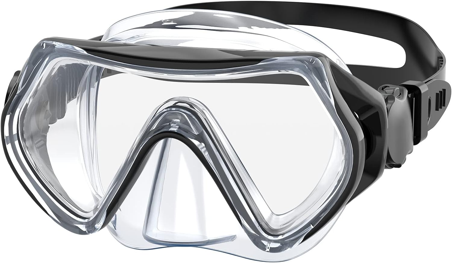 Kids Swim Goggles for Age 3-14, Snorkel Diving Mask Anti-Fog Clear View Swim Mas...