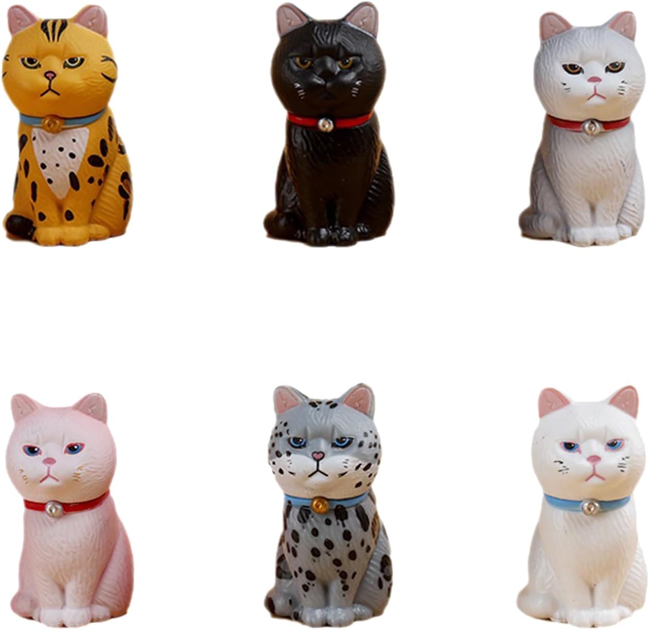 SMLHPARTY Cat Birthday Decorations Cat Dashboard Figure Cat Decorative Figures C...
