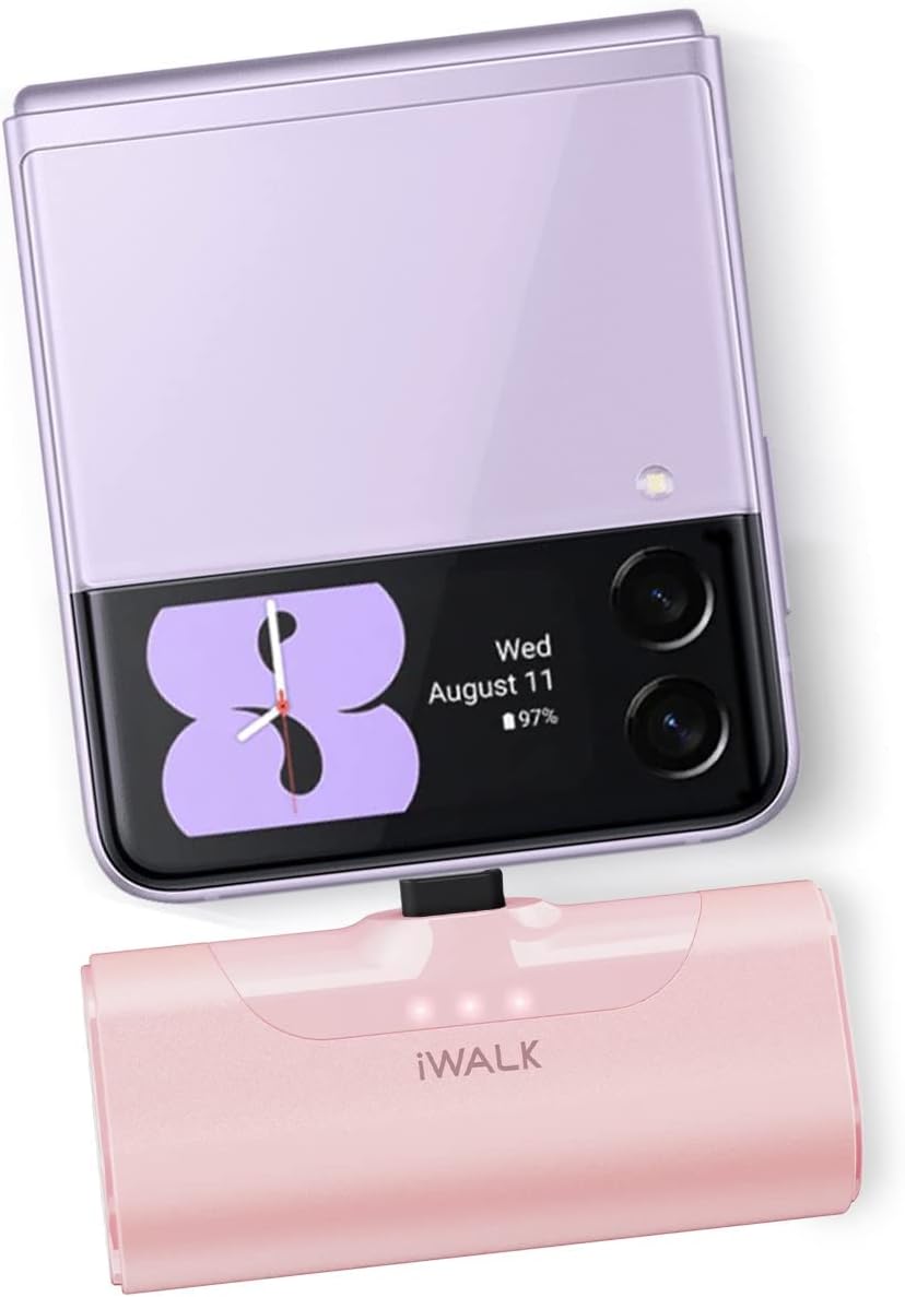 iWALK Mini Portable Charger 4500mAh,USB-C 20W Power Bank with Fast Charging,Comp...